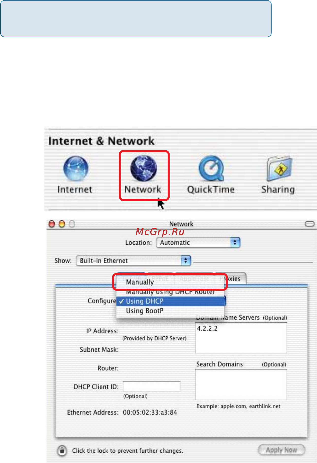 D-Link DP-311U [50/76] Setting up apple talk or lpr printing in mac os x