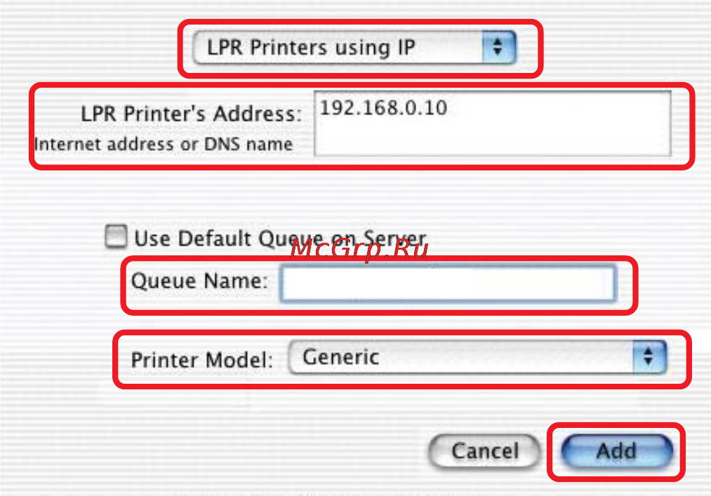D-Link DP-311U [54/76] Setting up apple talk or lpr printing in mac os x continued