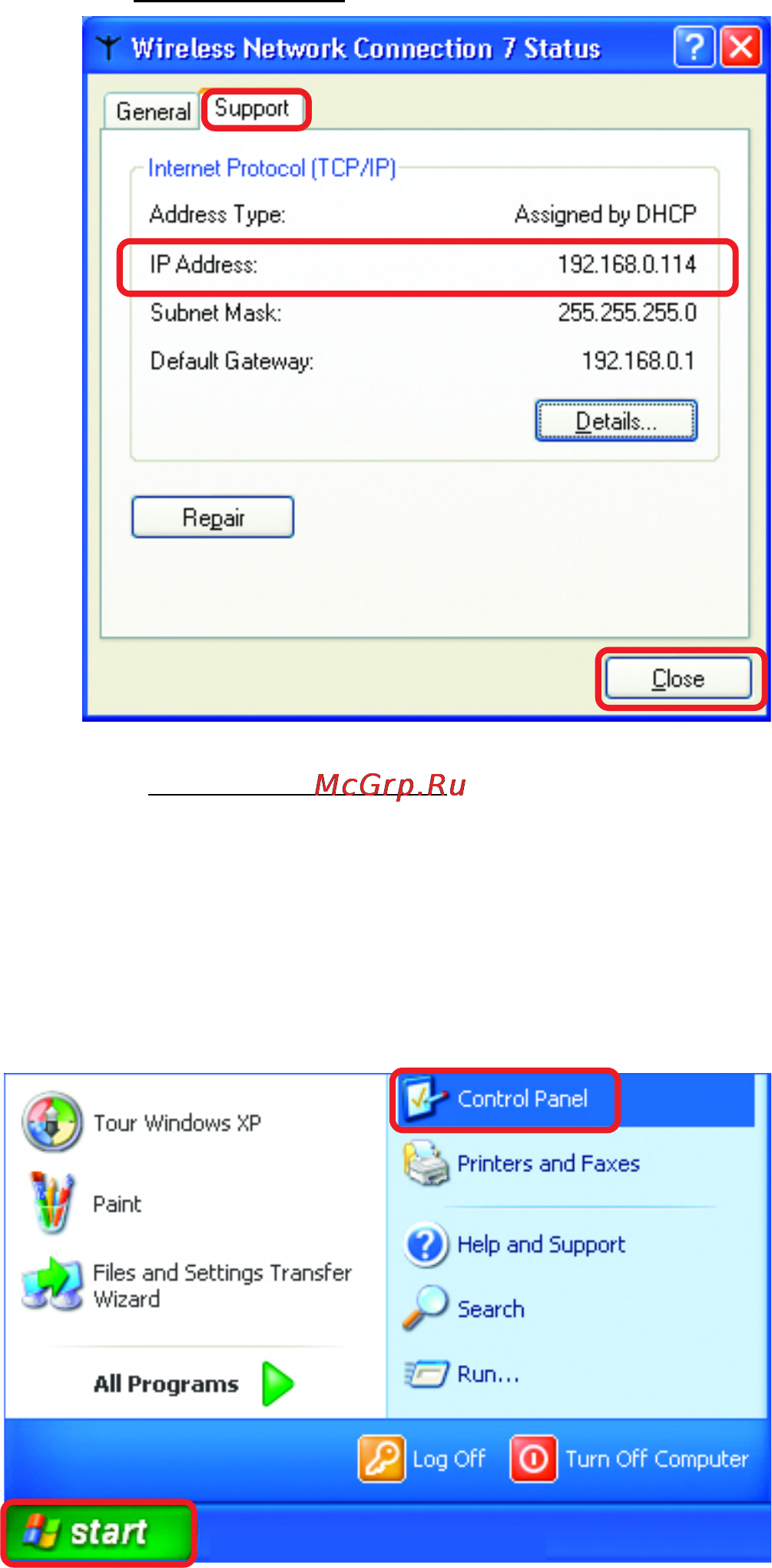 D-Link DP-311U [67/76] Assigning a static ip address in windows xp 2000