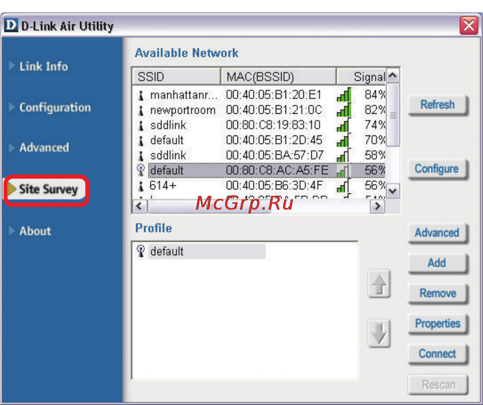 D-Link DWL-650 [15/51] Using the configuration utility continued