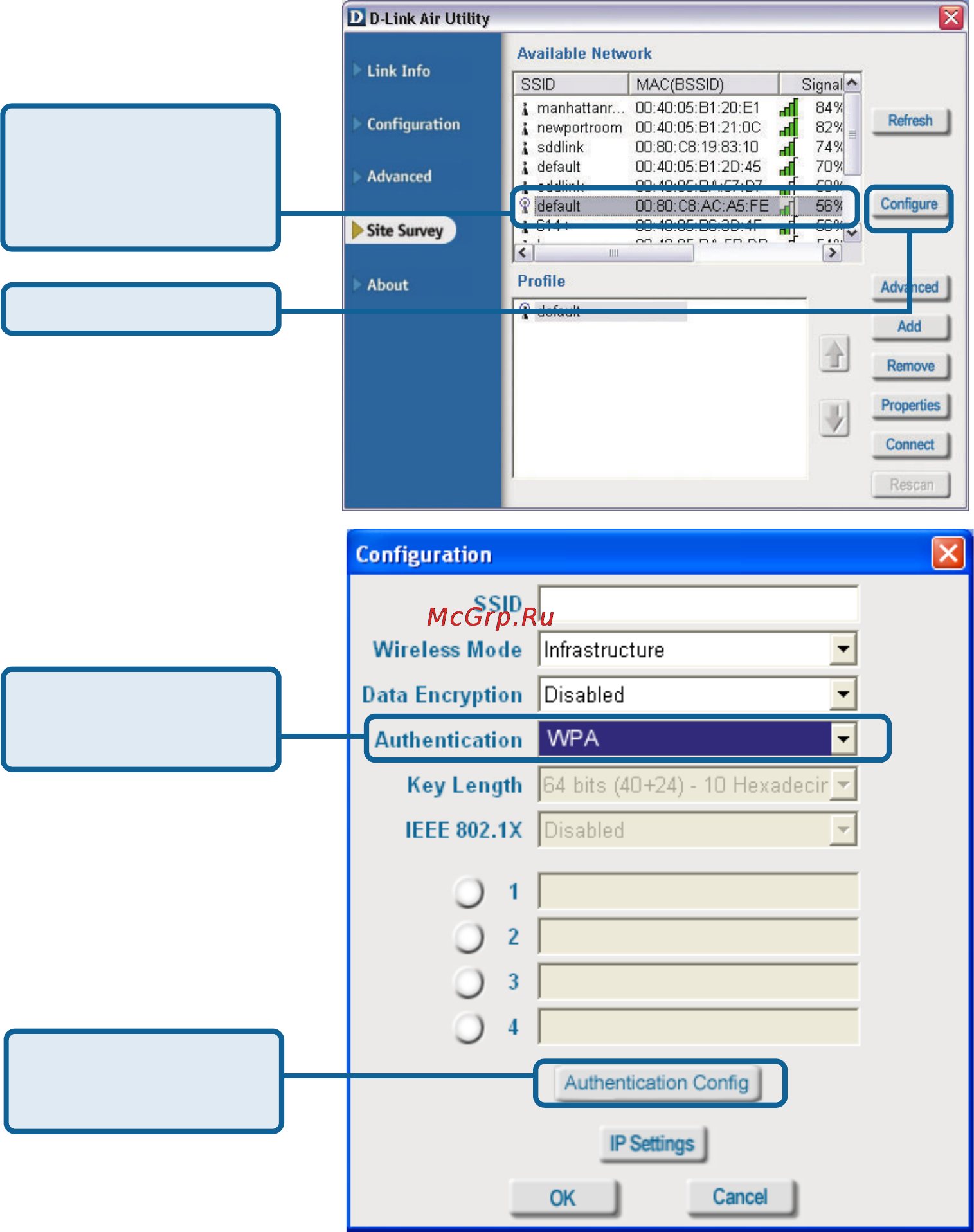 D-Link DWL-650 [21/51] Using the configuration utility continued