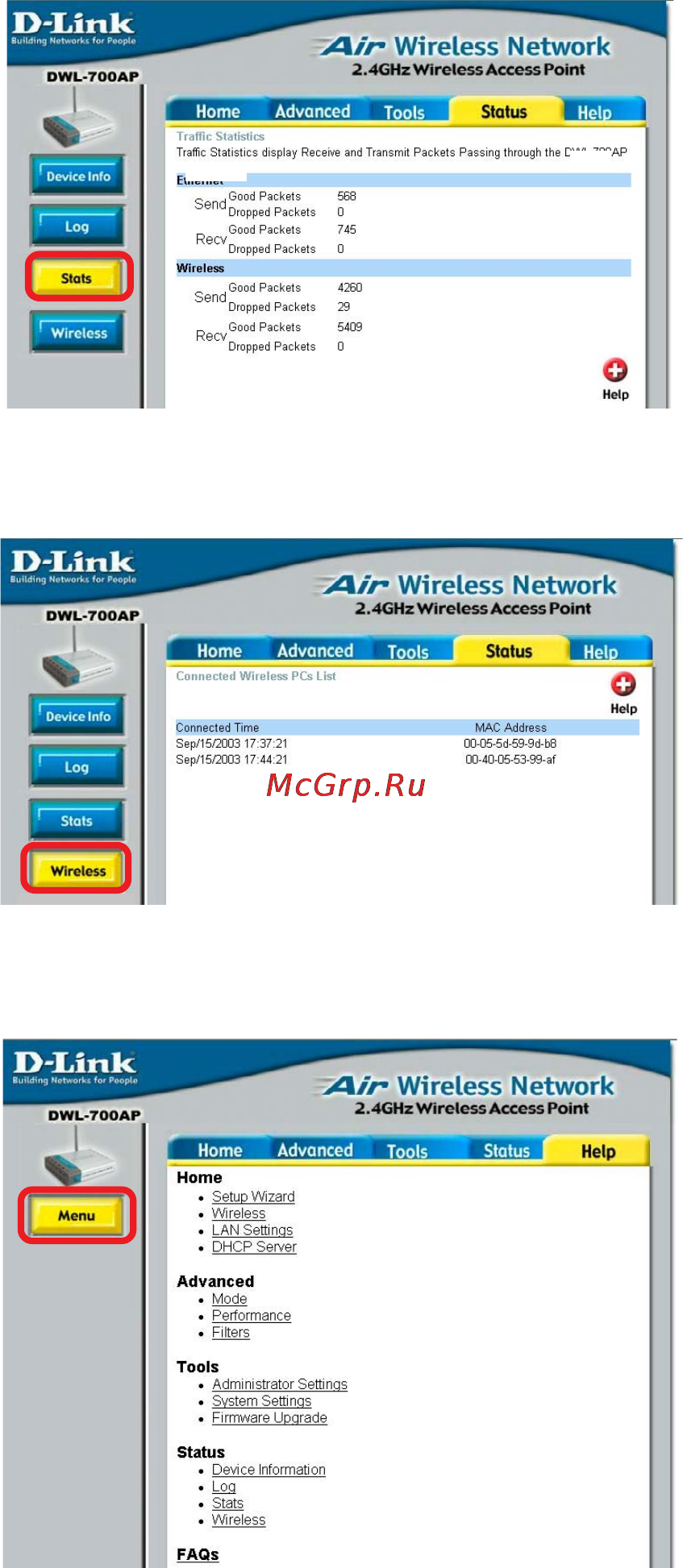 D-Link DWL-700AP [20/44] Using the configuration utility continued