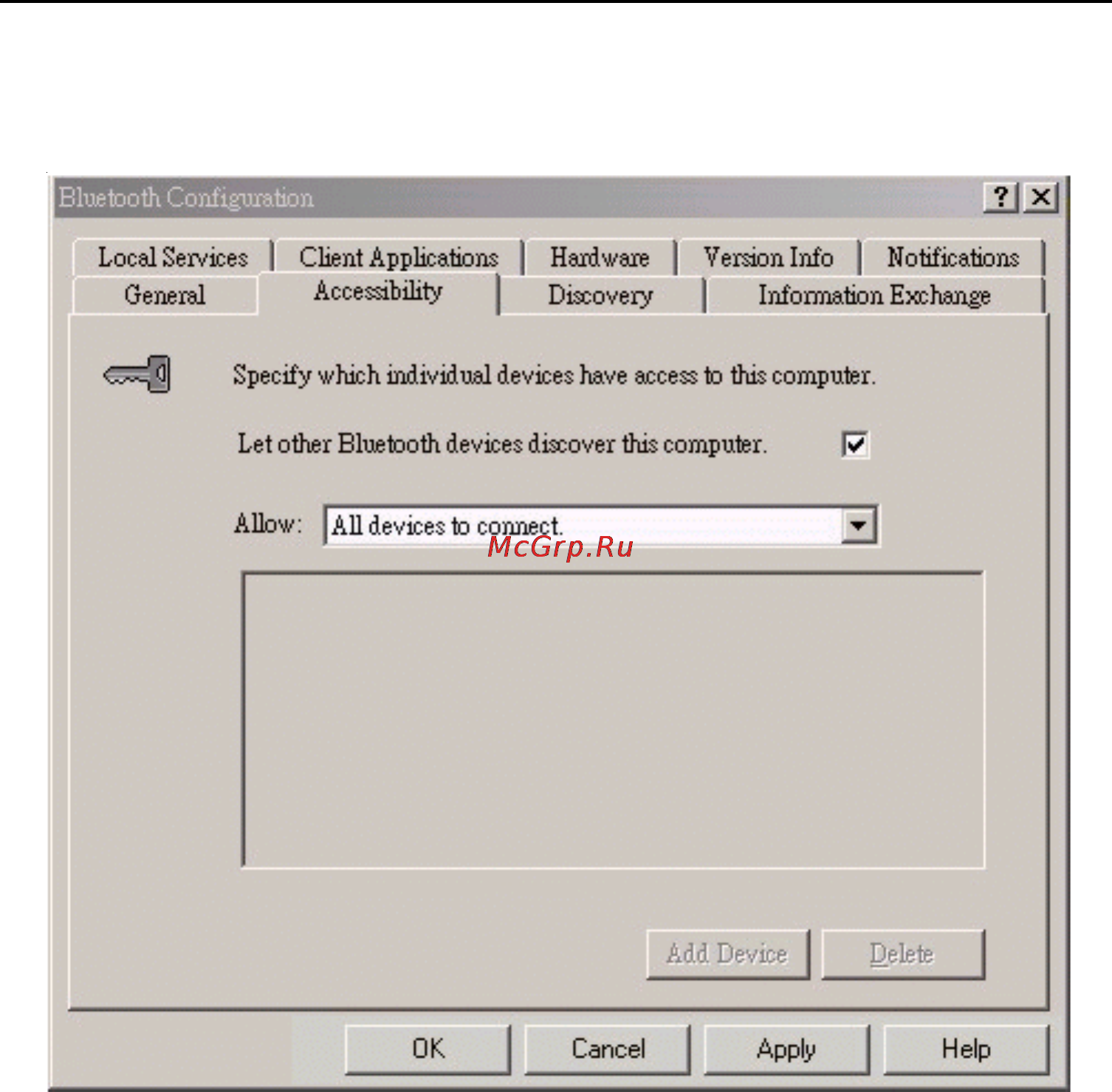 D-Link DBT-120 [31/62] Accessibility tab