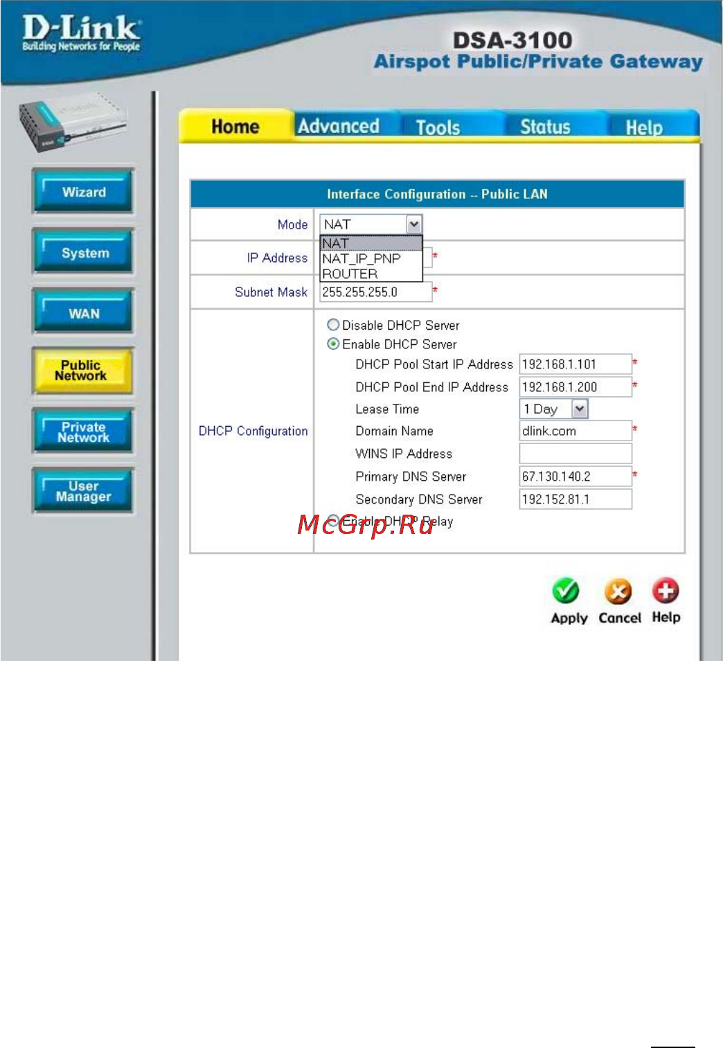 D-Link DSA-3100 [20/76] Using the configuration utility continued