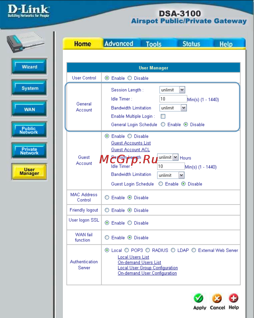 D-Link DSA-3100 [23/76] Using the configuration utility continued