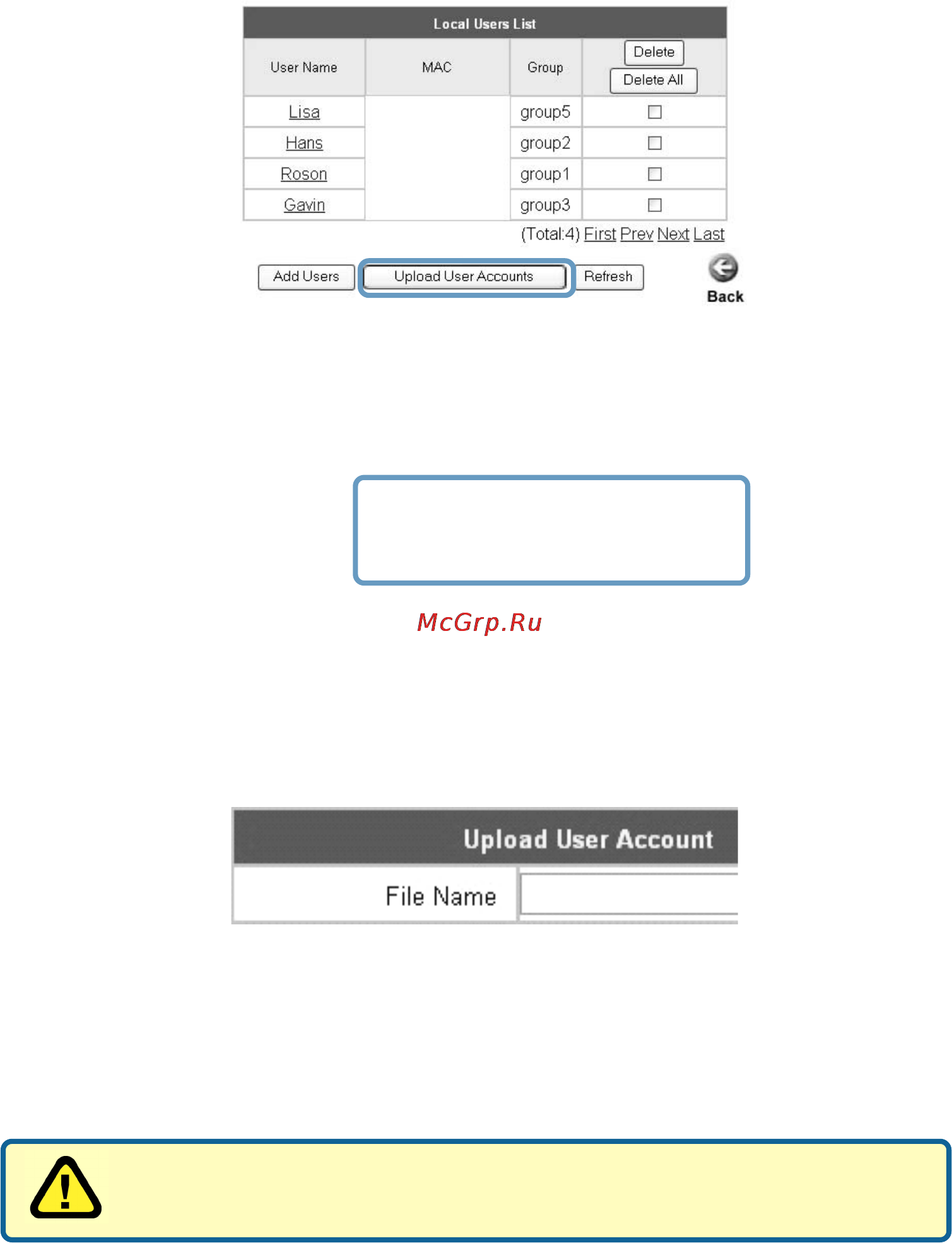 D-Link DSA-3100 [29/76] Using the configuration utility continued