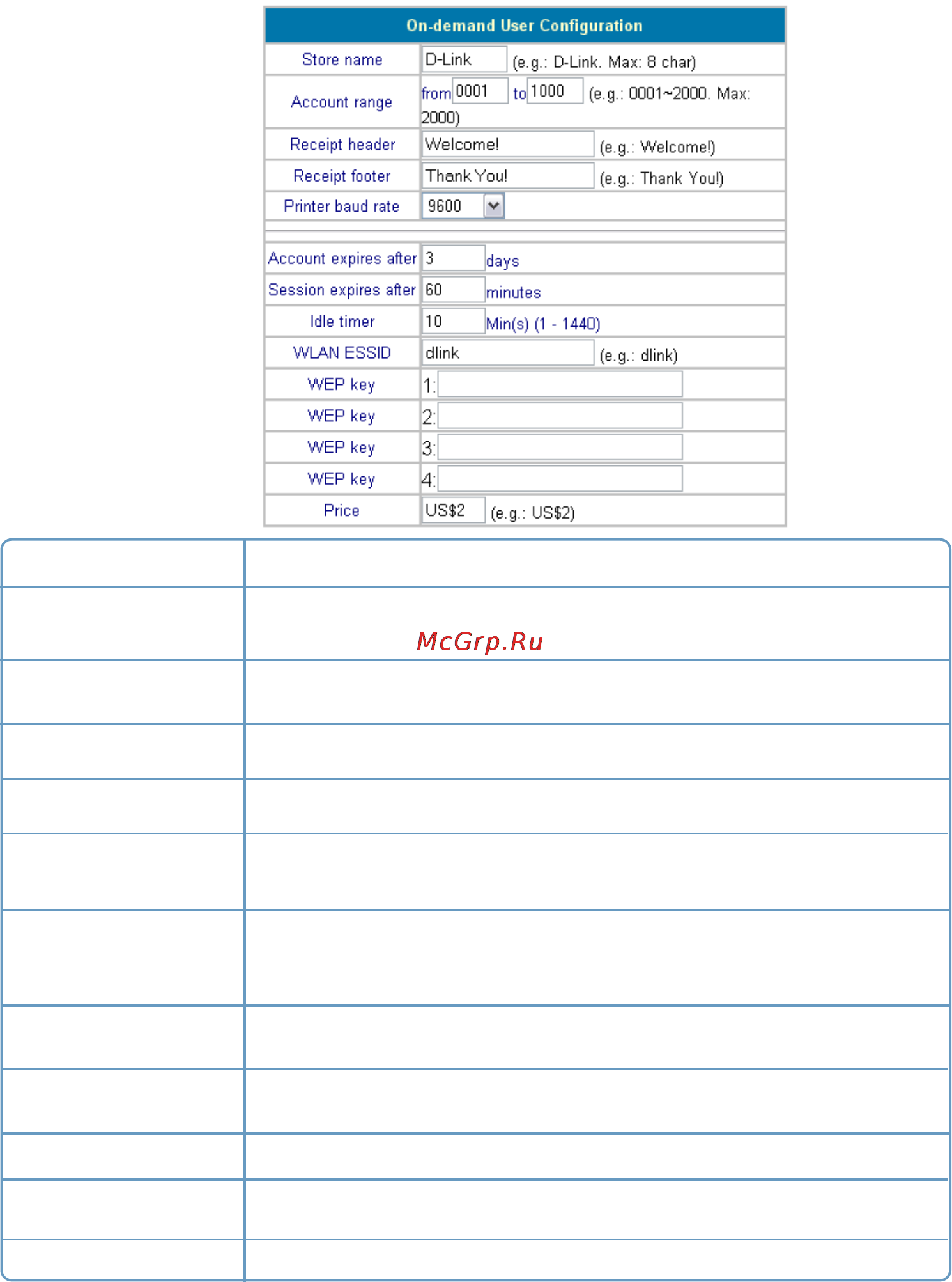 D-Link DSA-3100 [31/76] Using the configuration utility continued