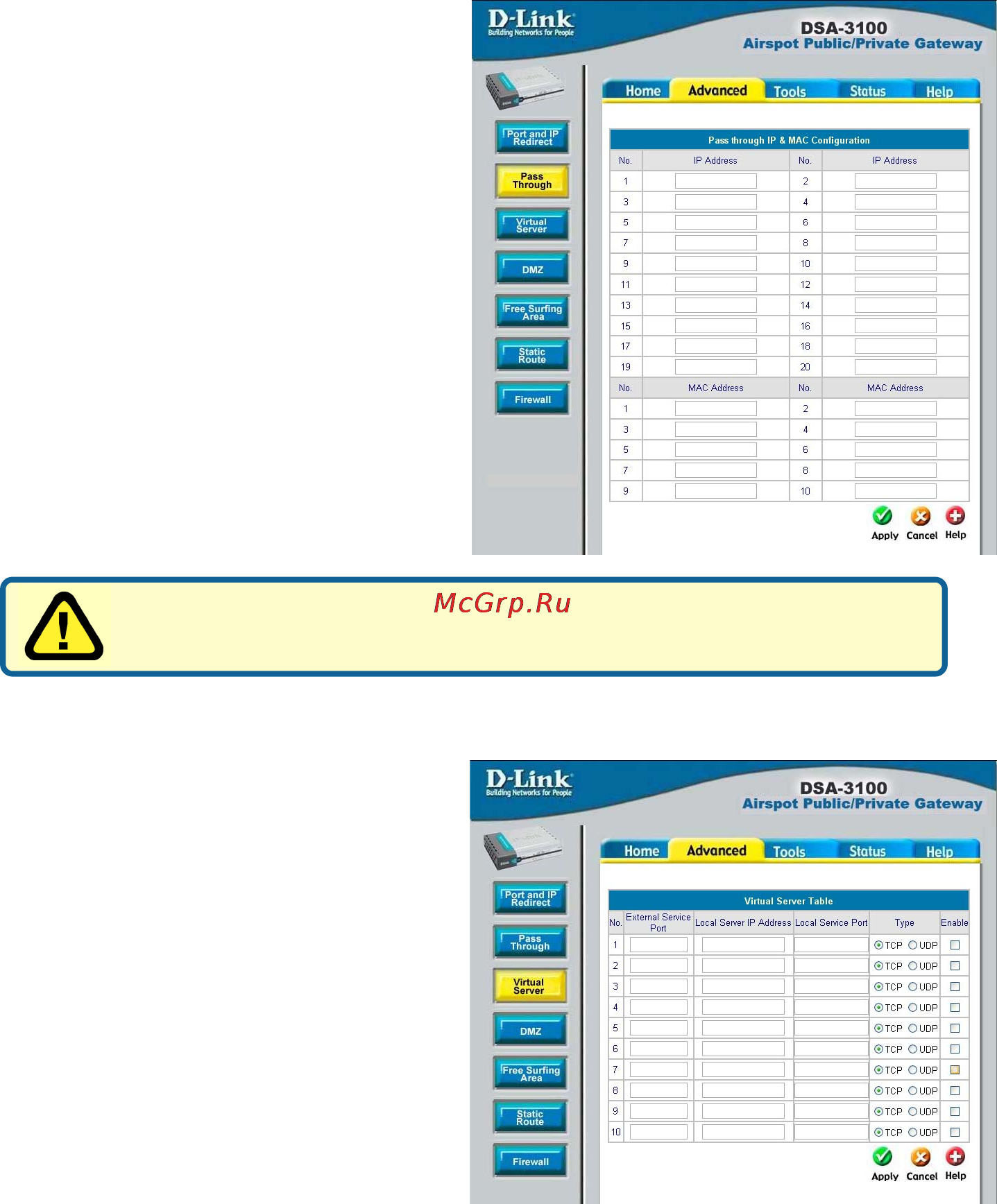 D-Link DSA-3100 [38/76] Using the configuration utility continued