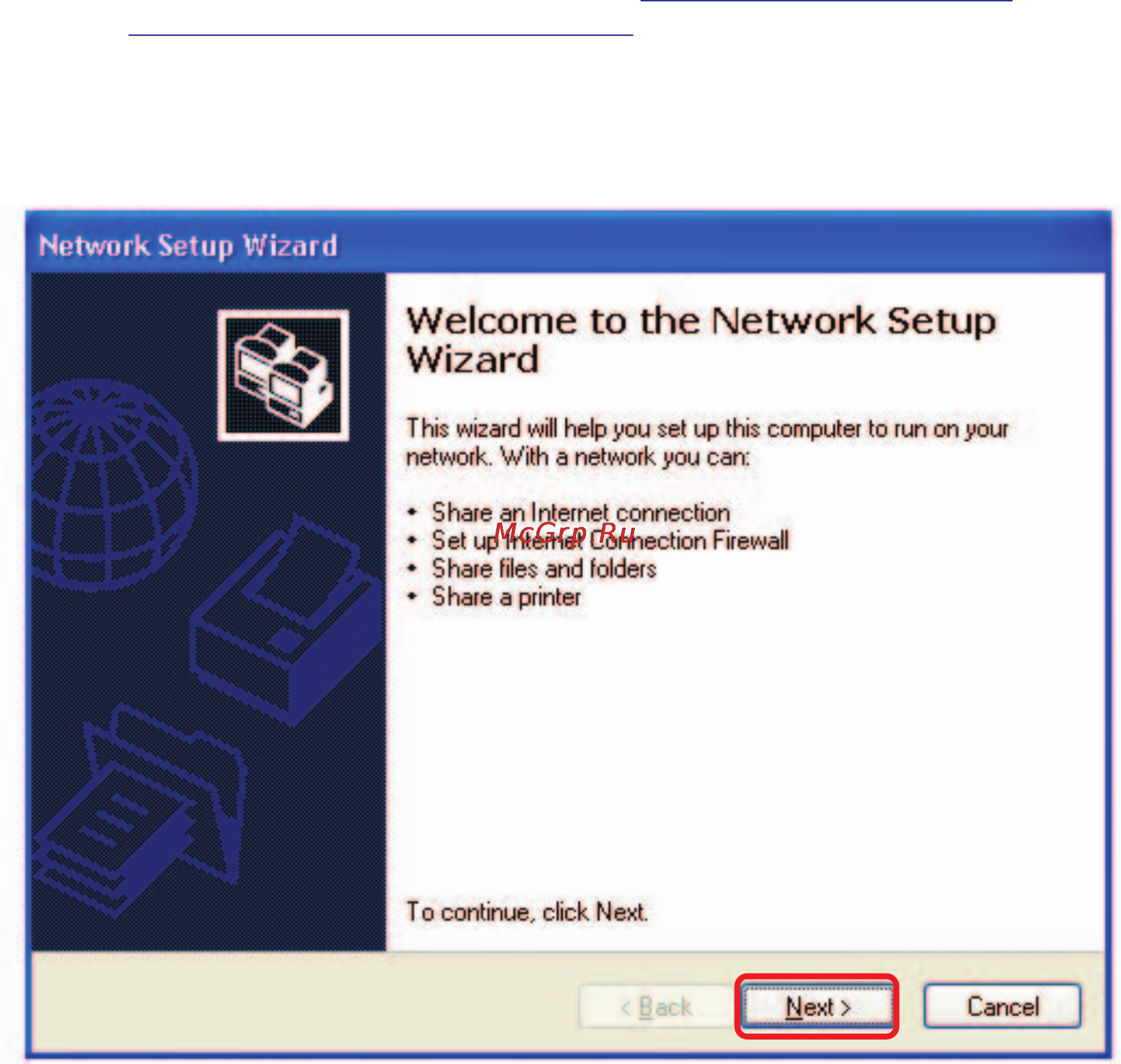 D-Link DSA-3100 [56/76] Using the network setup wizard in windows xp