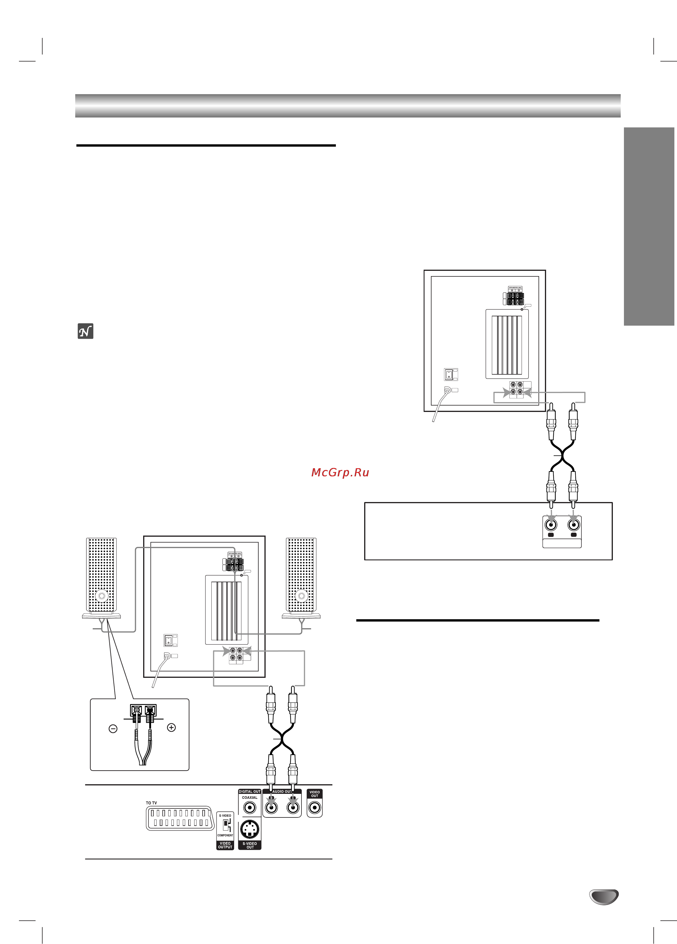 LG DW-S265 [37/52] Connections continued