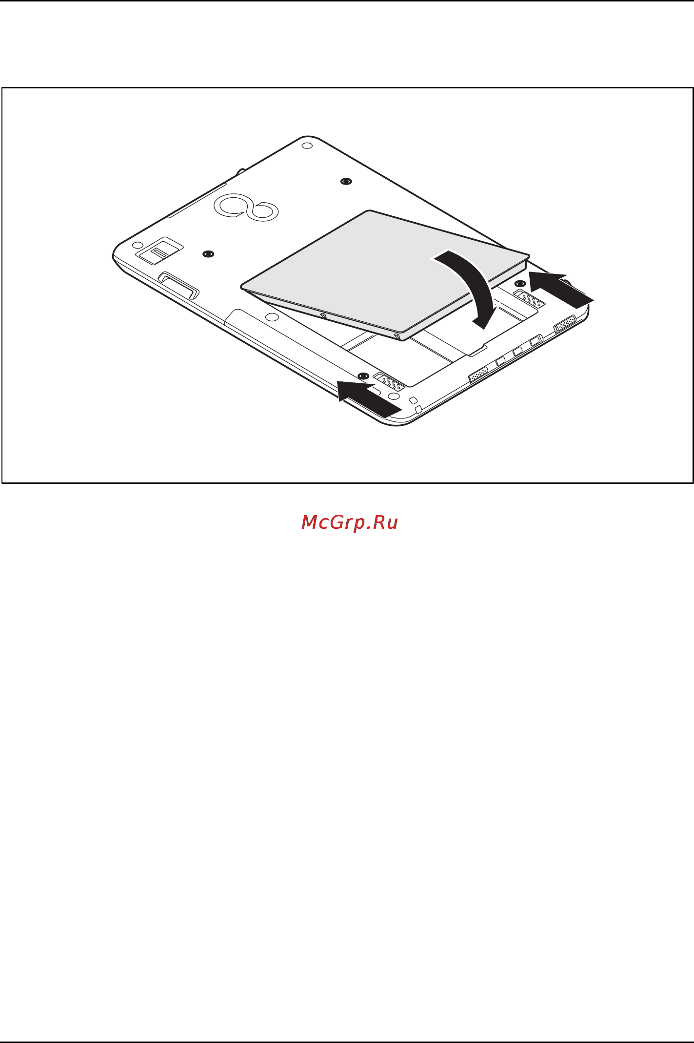 Fujitsu STYLISTIC Q550 [49/98] Установка аккумулятора
