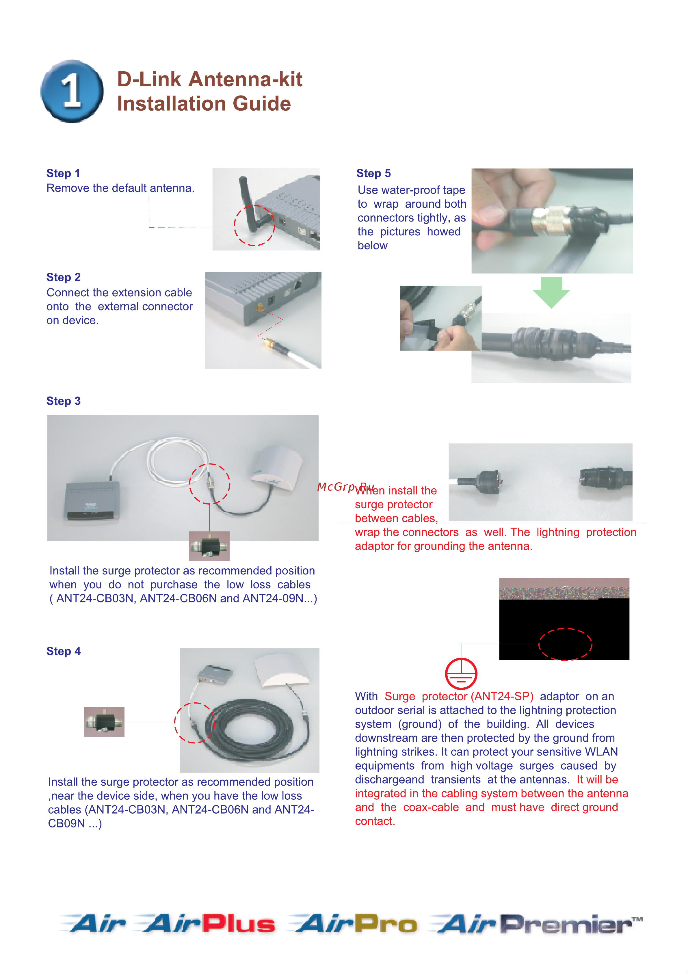 D-Link ANT24-0401 Инструкция по эксплуатации онлайн [2/13] 41645