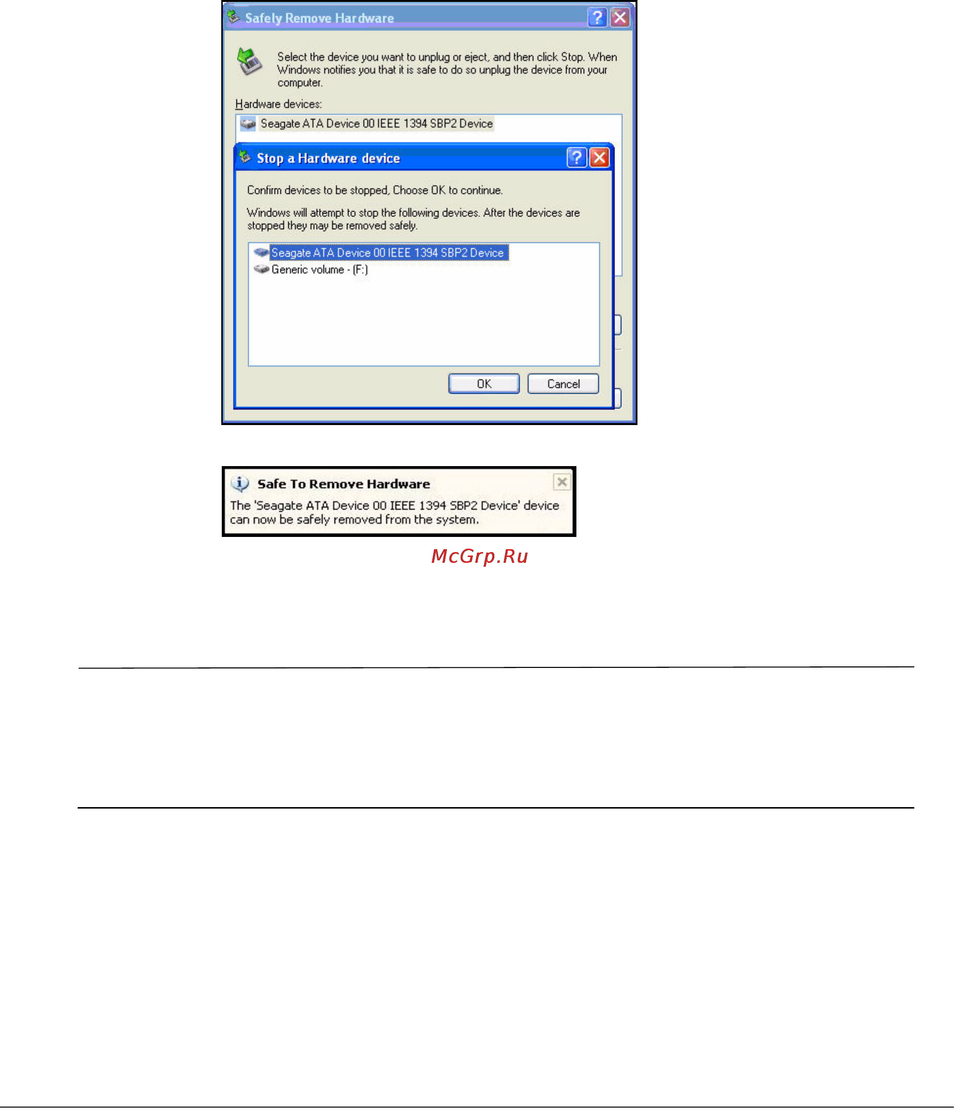 Seagate STAA1000200 [6/43] Устройства 1394