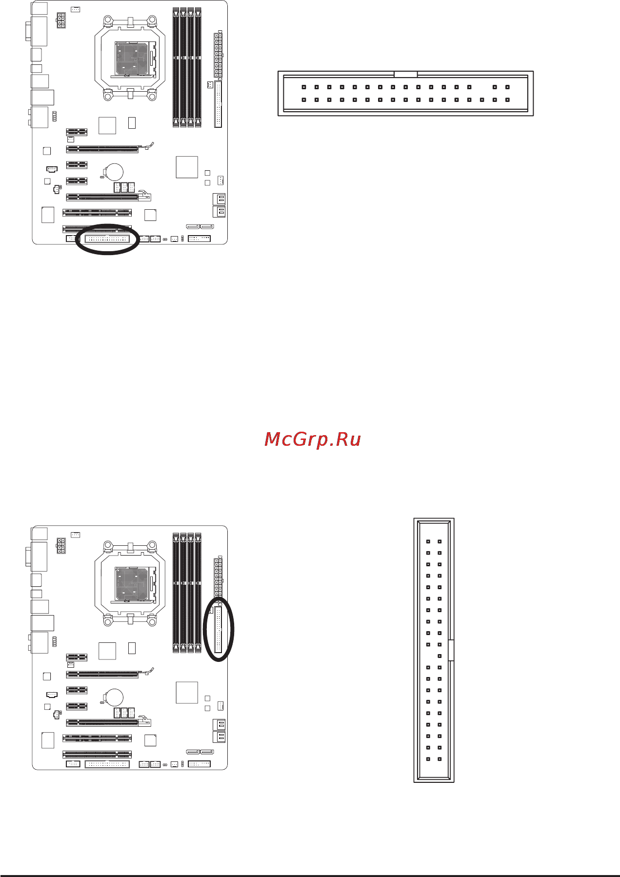 Gigabyte GA-MA790GPT-UD3H [27/104] Fdd floppy disk drive connector