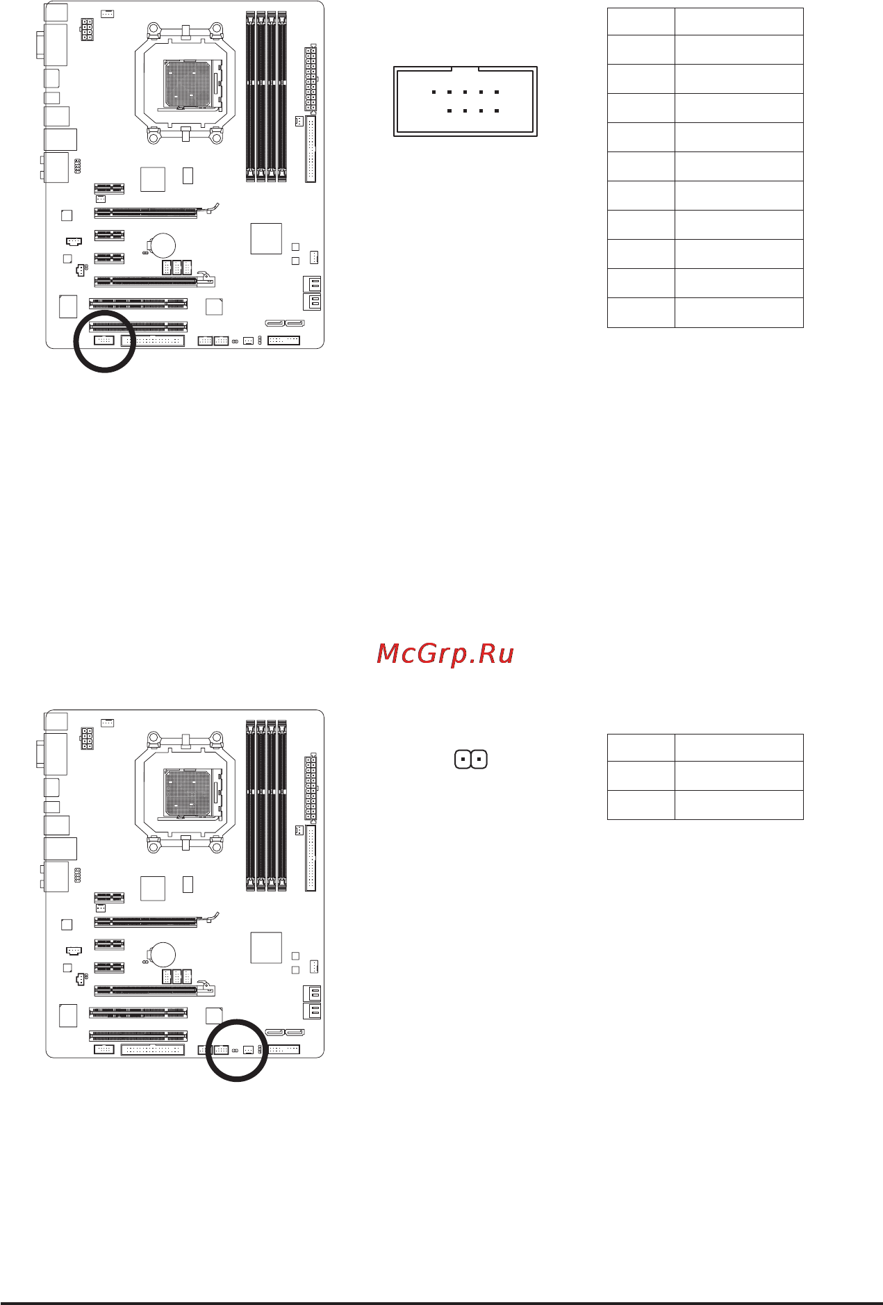 Gigabyte GA-MA790GPT-UD3H [33/104] Com serial port header