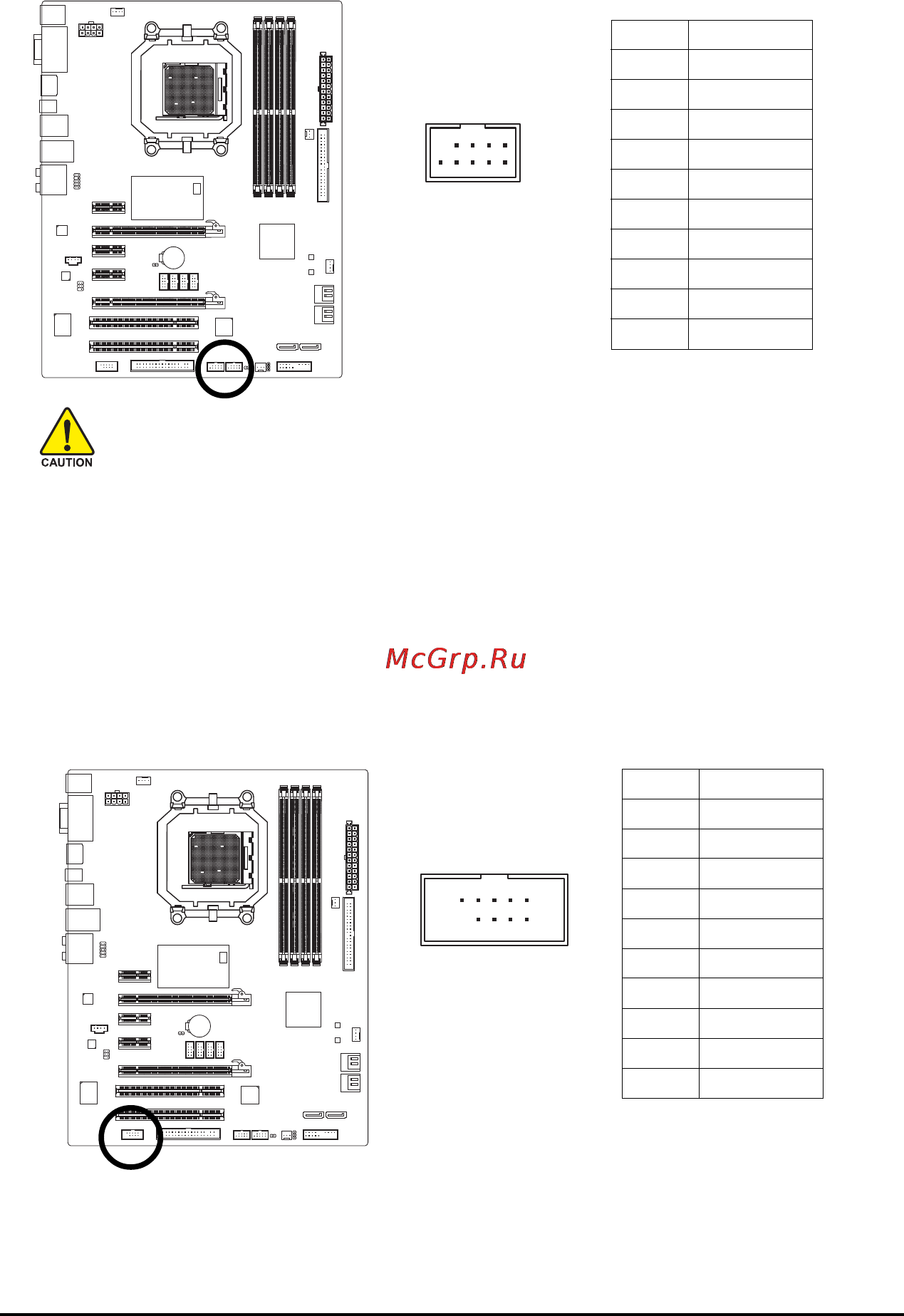 Gigabyte GA-MA790GP-UD3H [32/104] F_1394_1 f_1394_2 ieee 1394a header gray