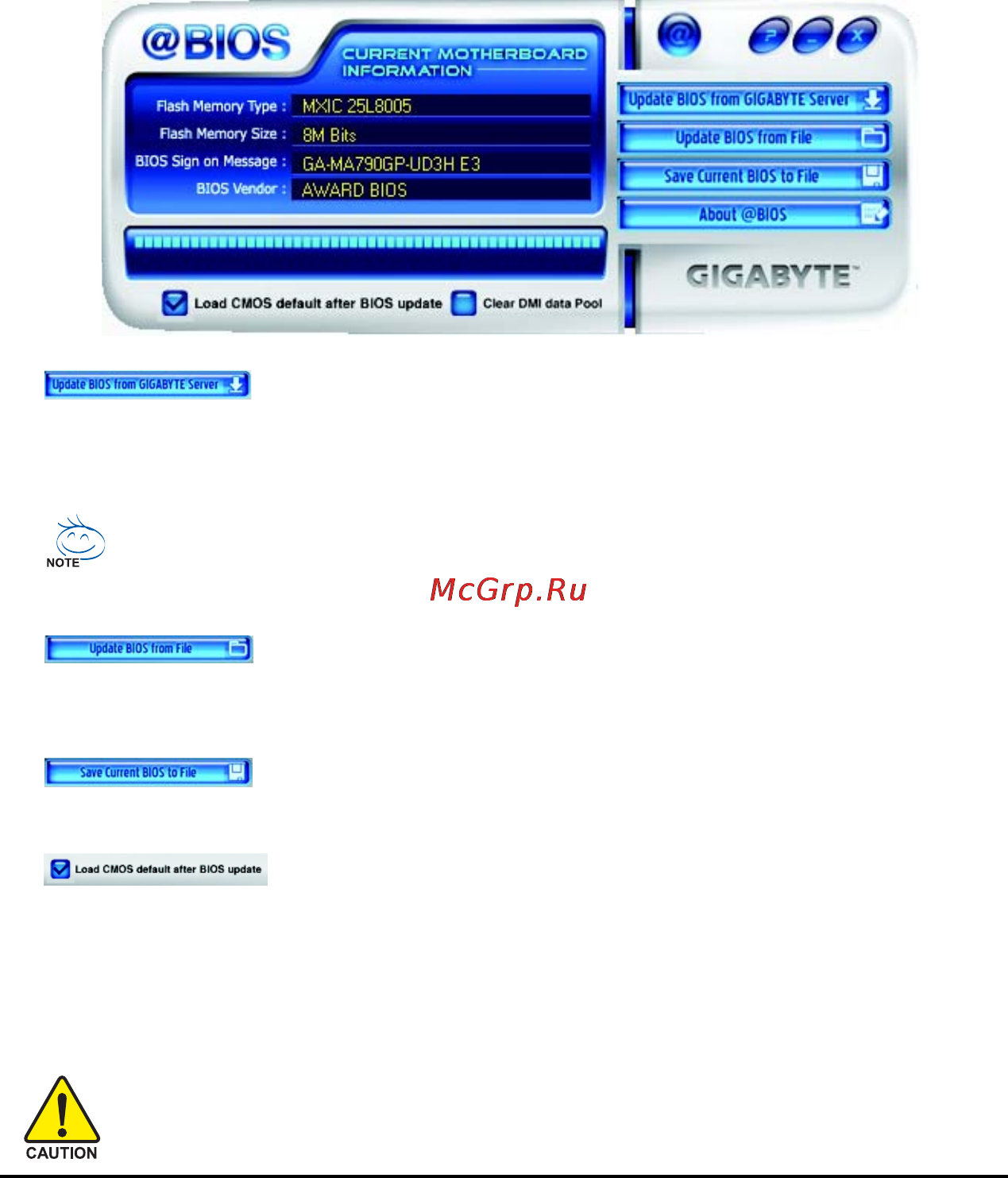 Gigabyte GA-MA790GP-UD3H [71/104] 2 2 updating the bios with the bios utility