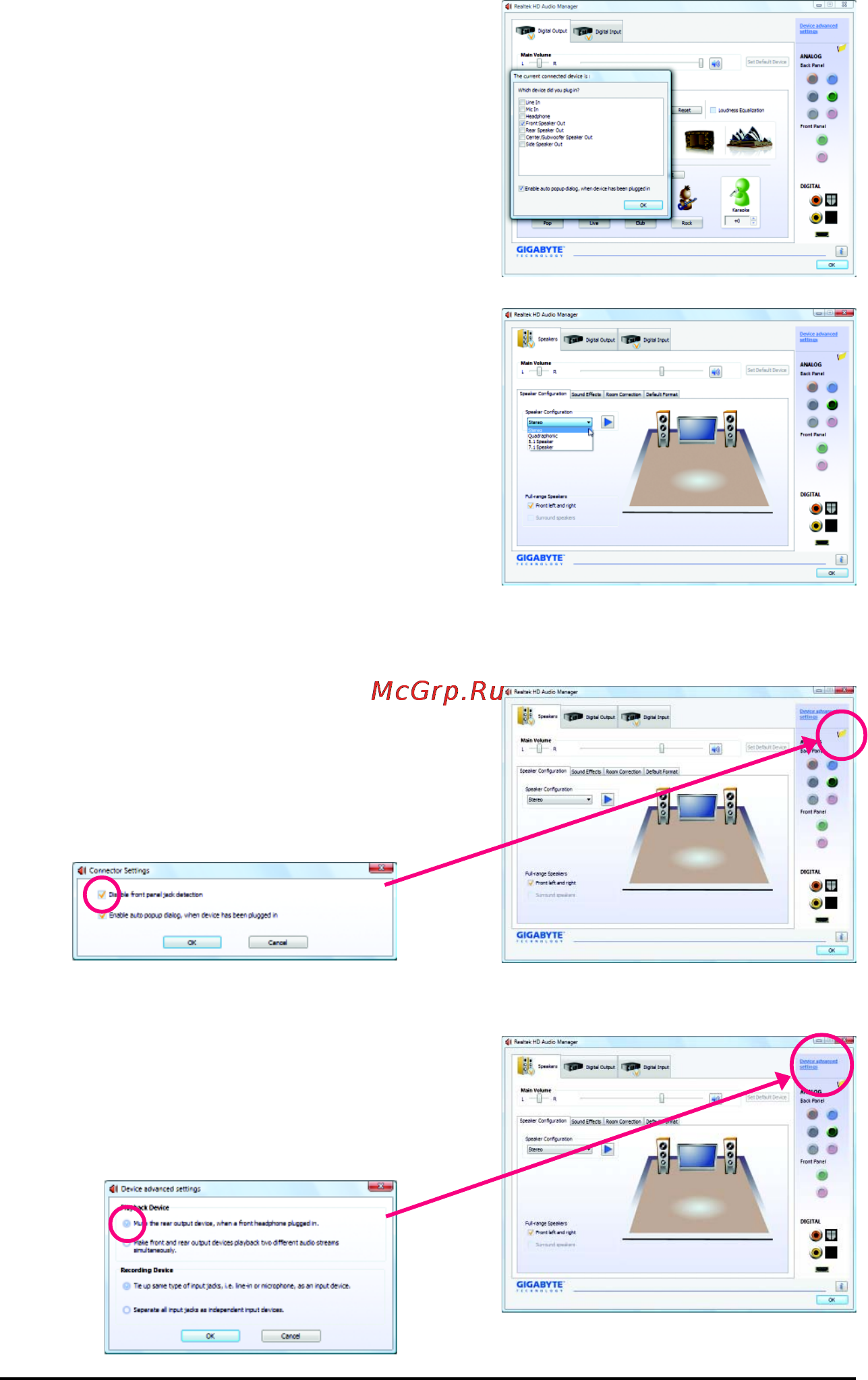 Gigabyte GA-MA790GP-UD3H [87/104] B configuring sound effect