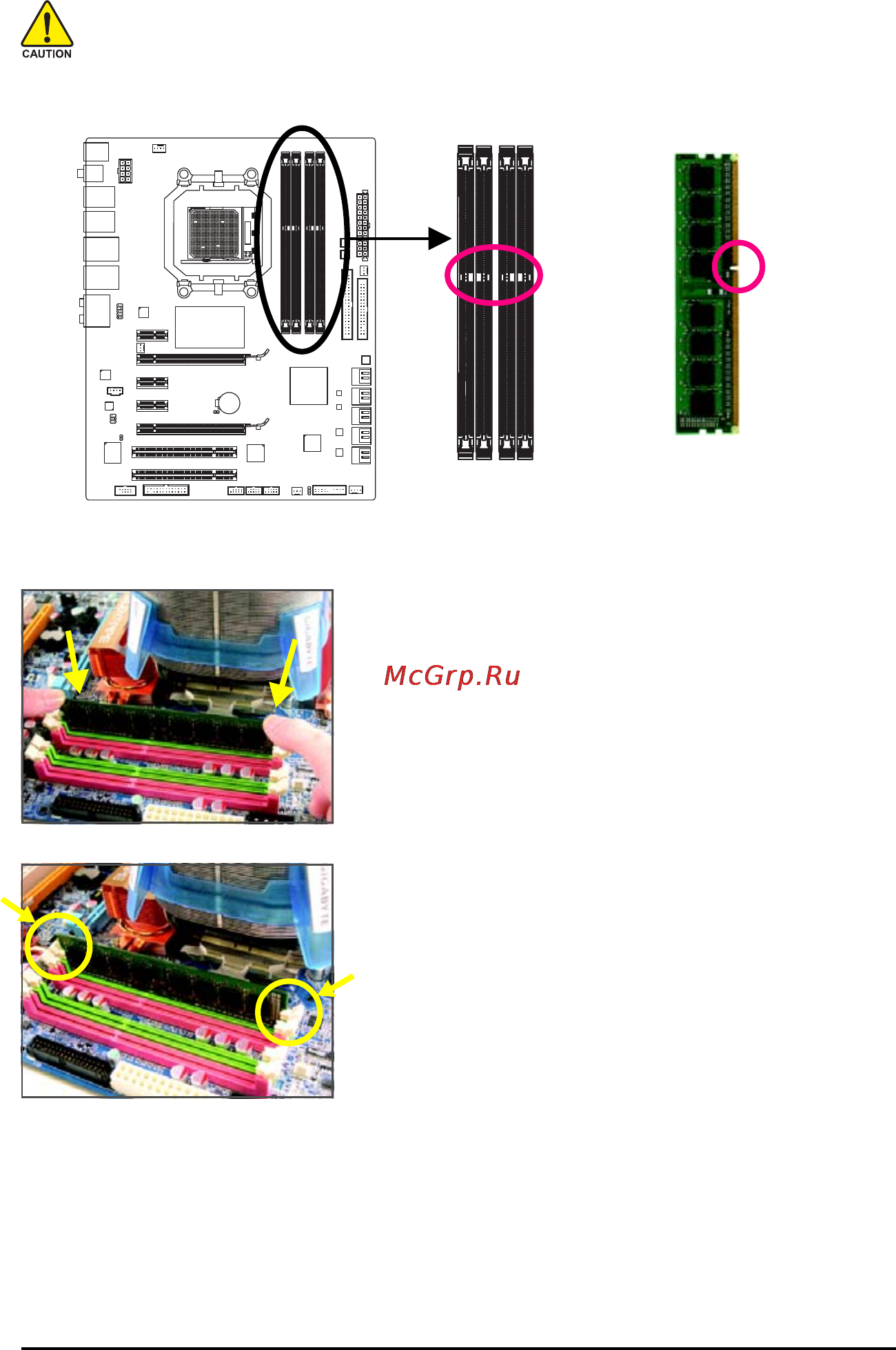 Gigabyte GA-MA790FXT-UD5P [17/112] 4 2 installing a memory