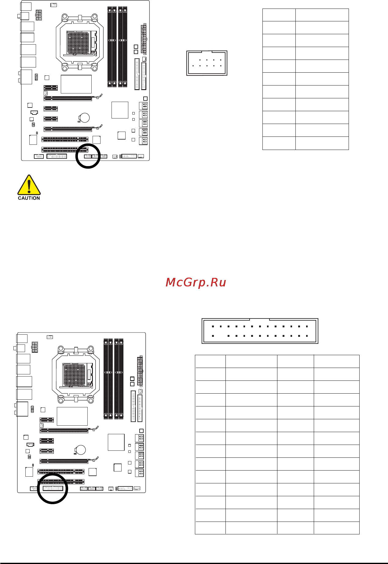 Gigabyte GA-MA790FXT-UD5P [34/112] F_1394 ieee 1394a header gray
