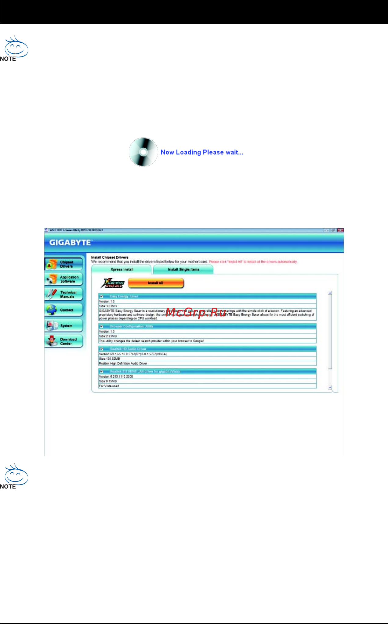 Gigabyte GA-MA790FXT-UD5P [63/112] Chapter 3 drivers installation