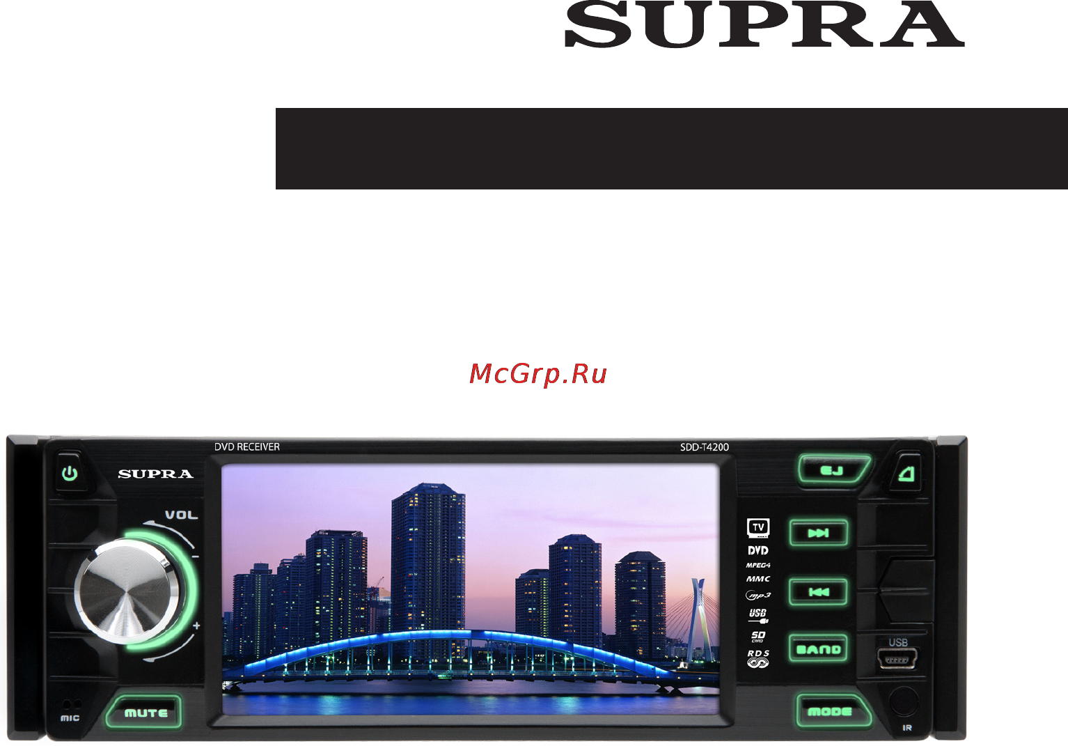 Supra SDD-T4200 Инструкция по эксплуатации онлайн
