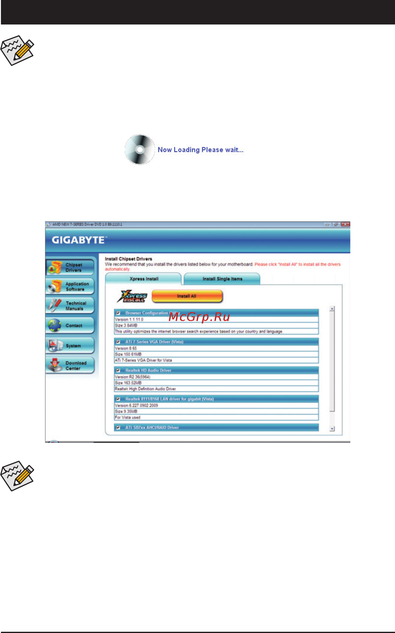 Gigabyte GA-MA78LMT-S2H [59/100] Chapter 3 drivers installation