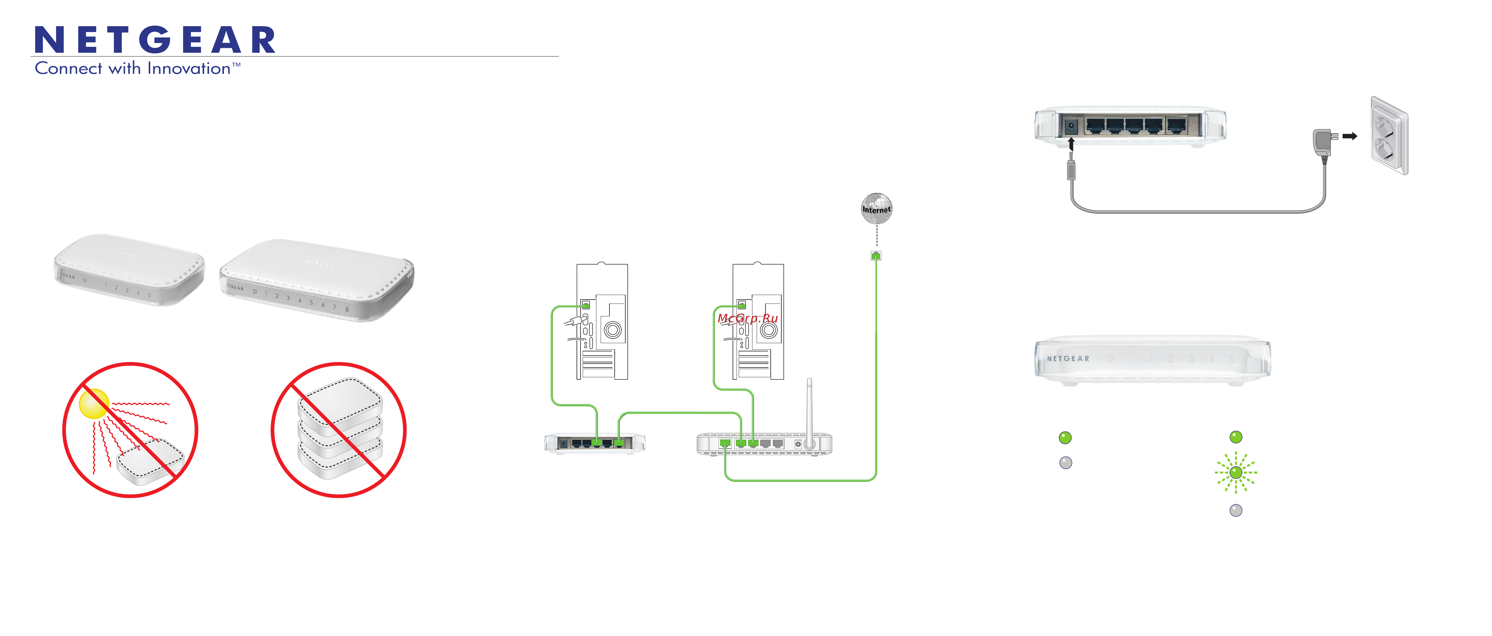 Netgear FS605EE Инструкция по эксплуатации онлайн