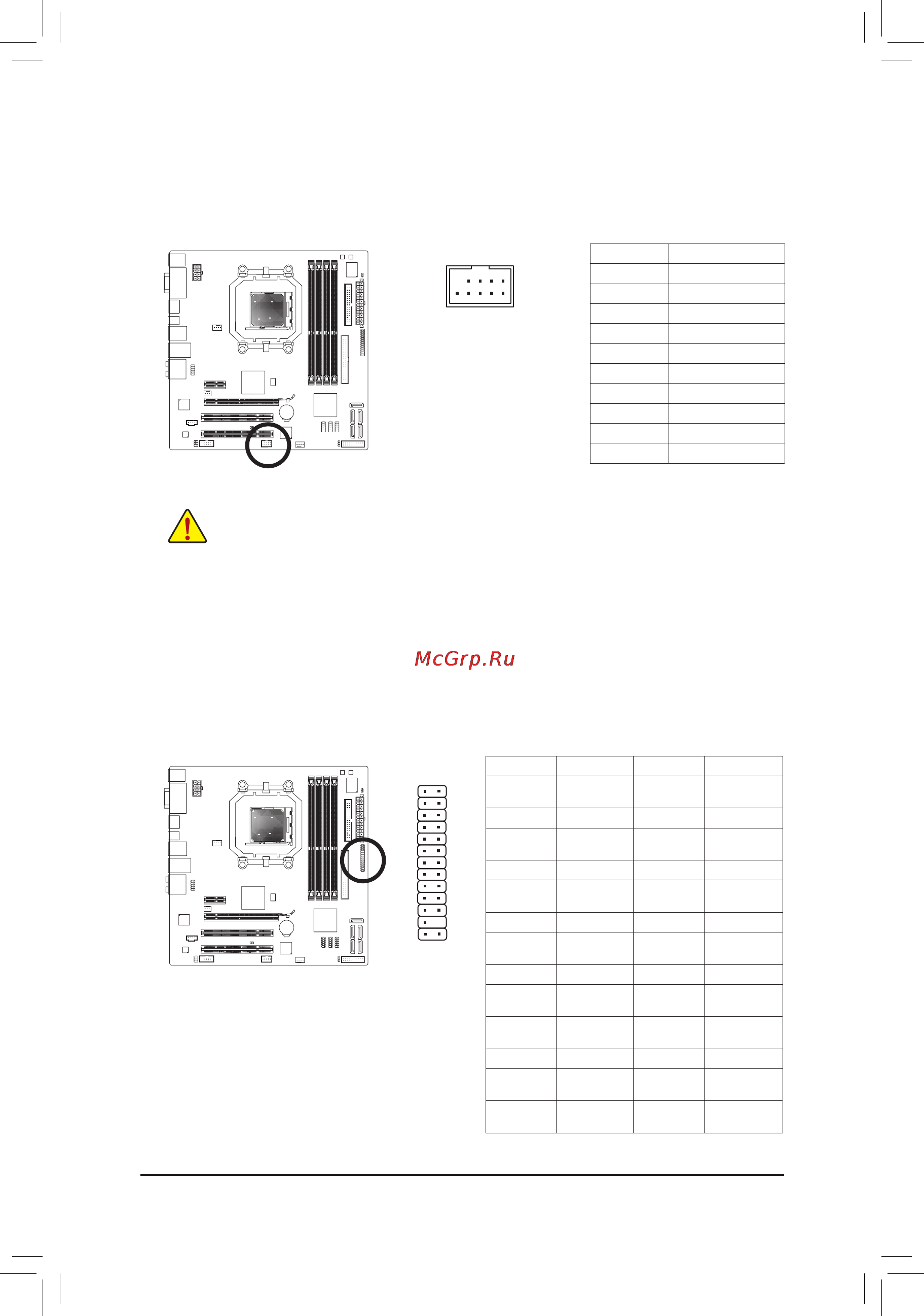 Gigabyte GA-MA785GMT-UD2H (rev.1.0) [25/29] F_1394_1 ieee1394aразъем