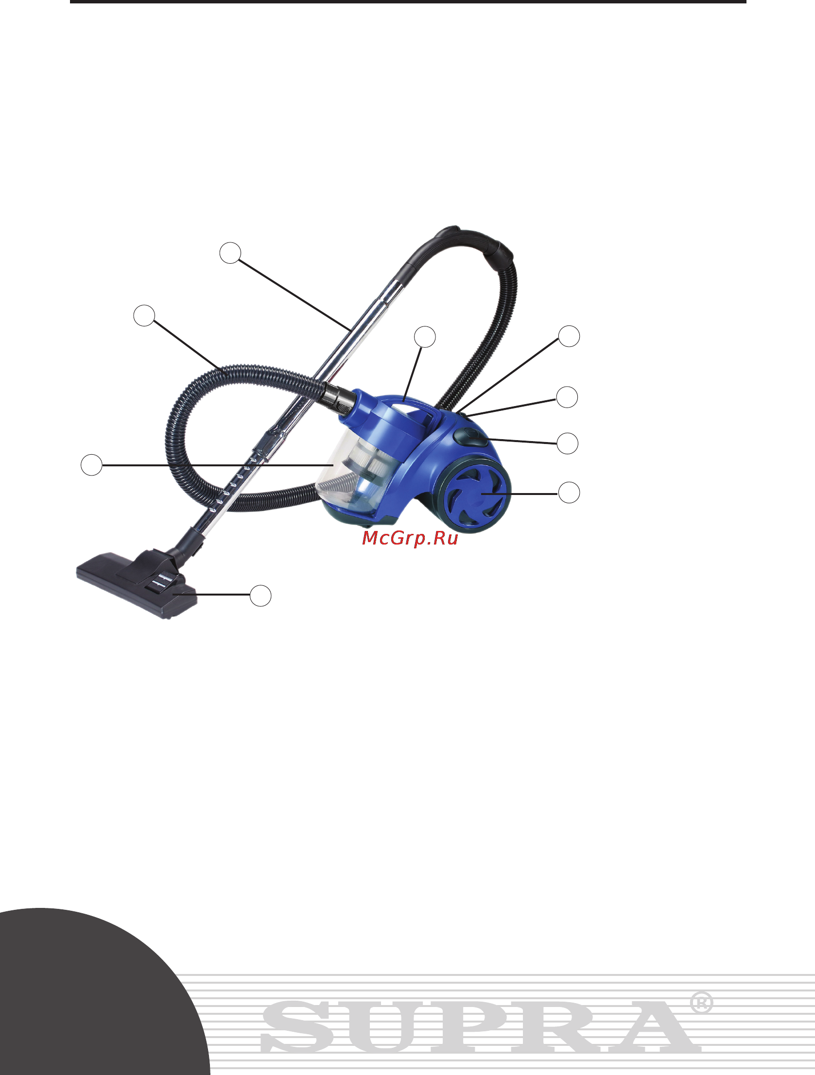Supra VCS-1615 Blue [4/9] Руководствопоэксплуатации
