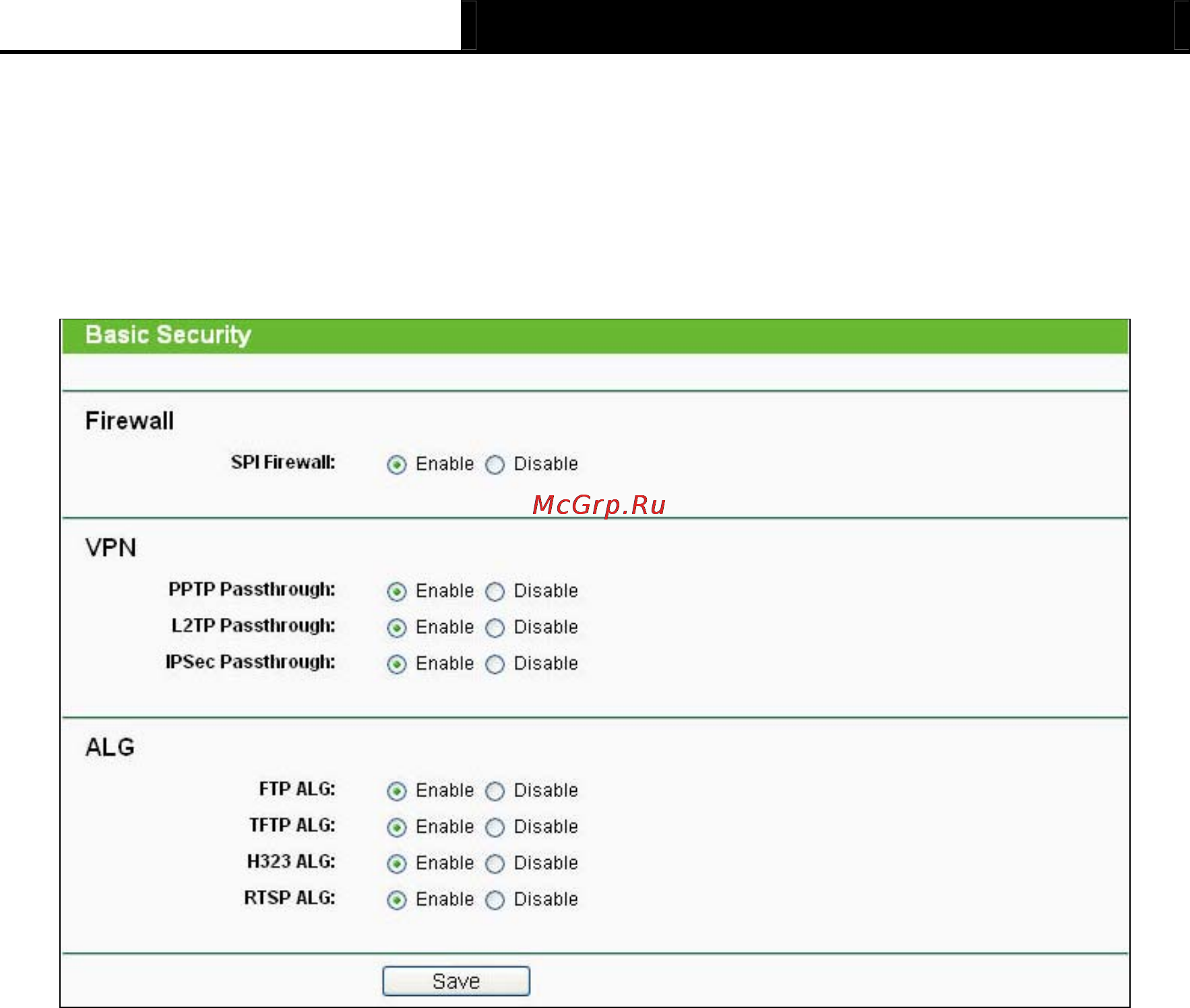 Tp-Link TL-MR3040 [149/241] Basic security