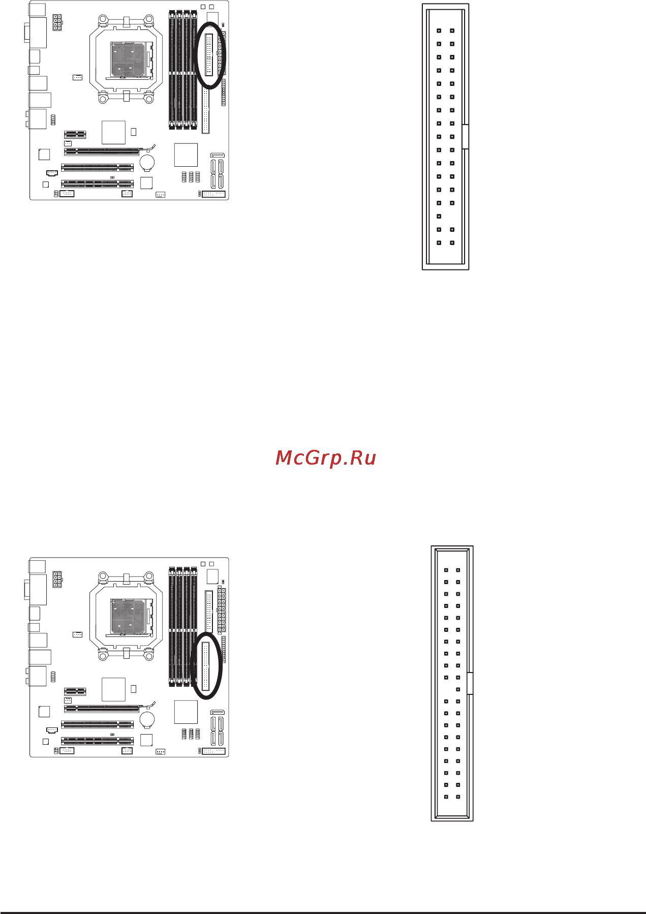 Gigabyte GA-MA785GPM-UD2H (rev.1.0) [26/104] Fdd floppy disk drive connector