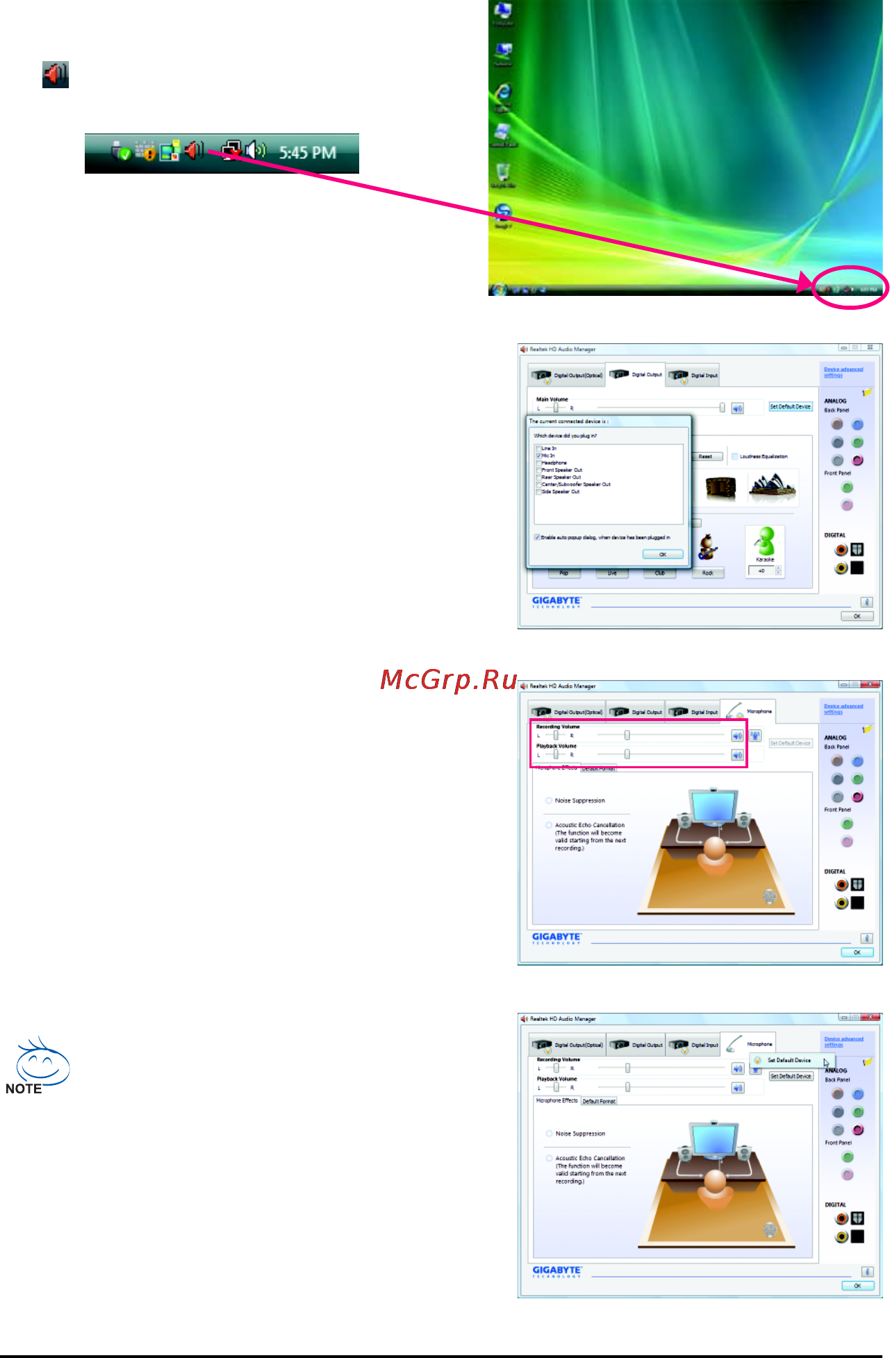 Gigabyte GA-MA770T-US3 (rev.1.4) [88/100] 2 3 configuring microphone recording