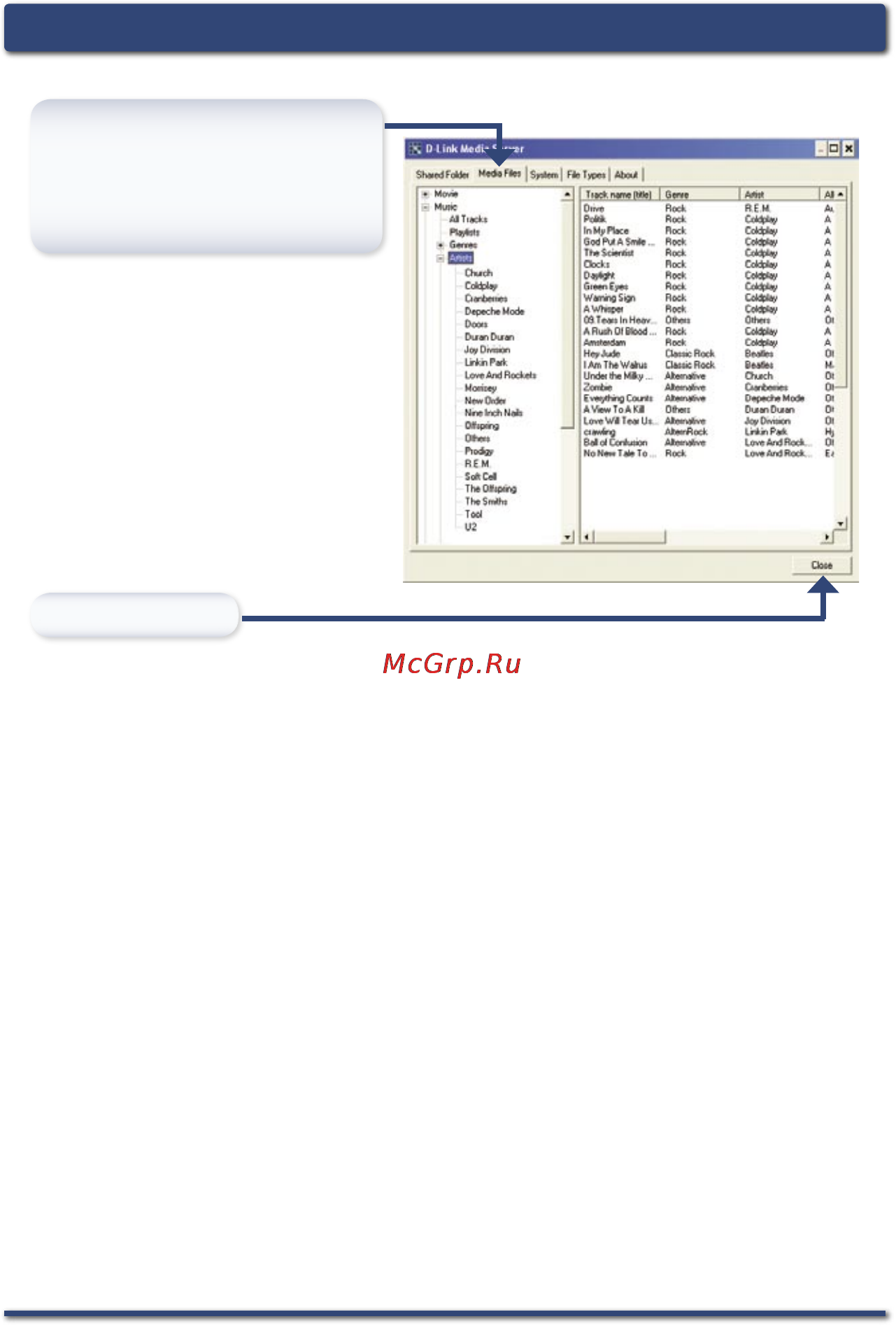 D-Link DSM-520 [10/28] Media server