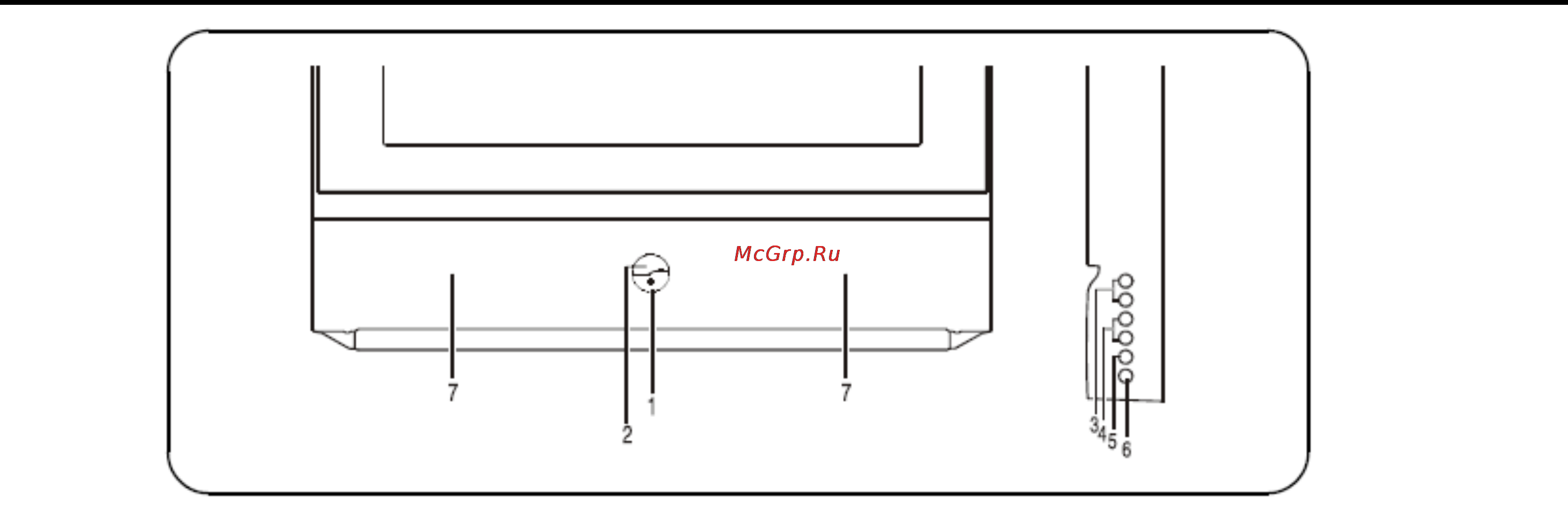 Hyundai H-TV2103PF [6/49] Front panel