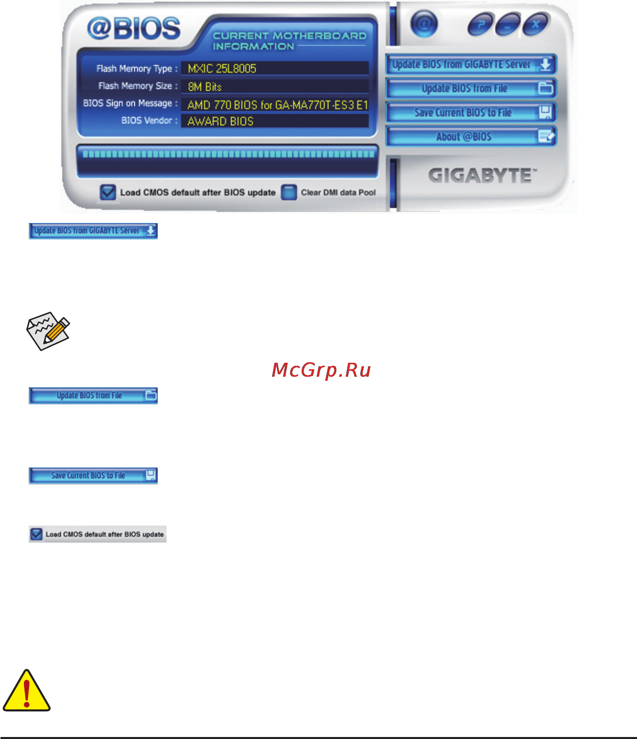 Gigabyte GA-MA770T-ES3 (rev.1.3) [65/100] 2 2 updating the bios with the bios utility