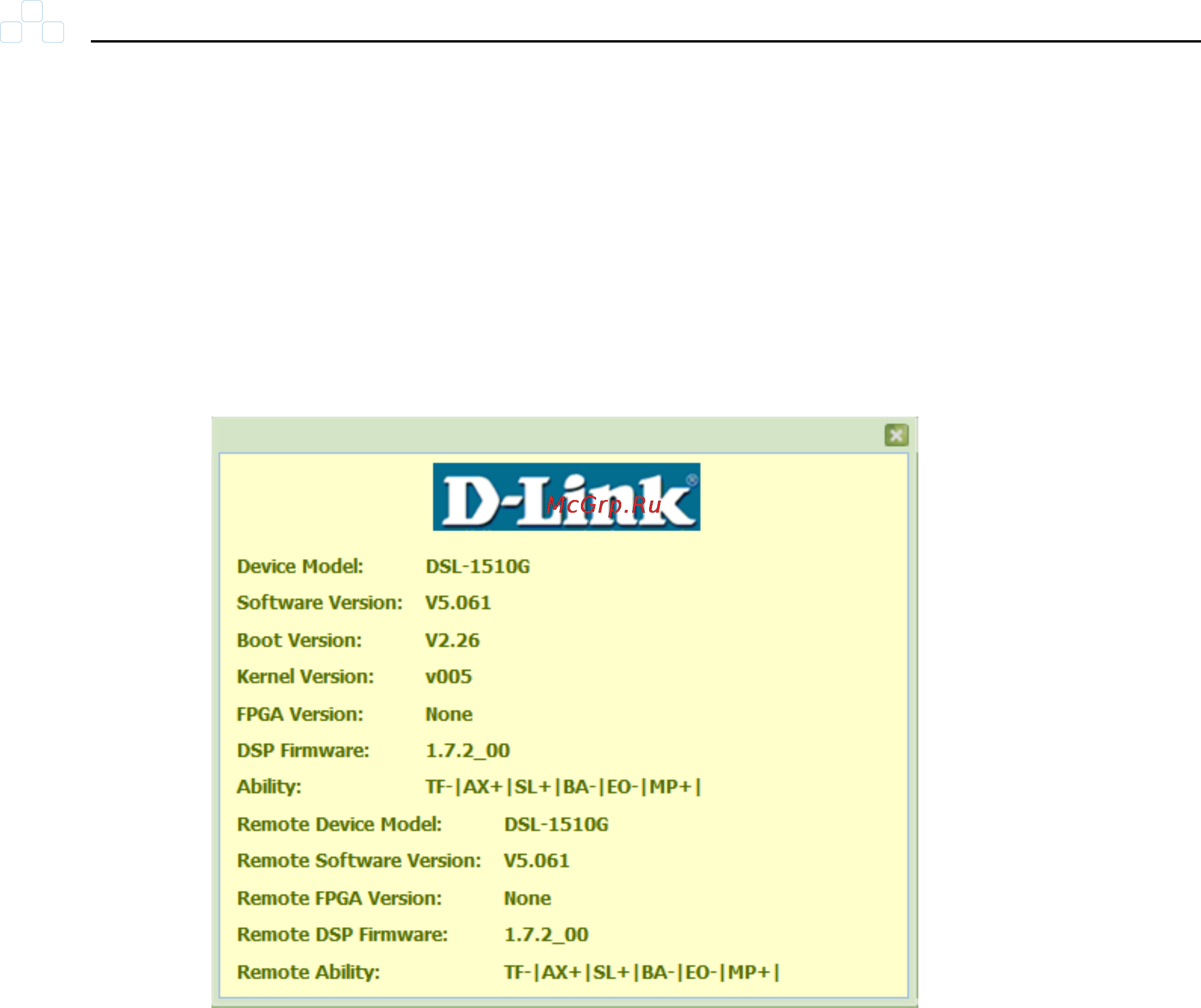 D-Link DSL-1510G [51/54] О программе
