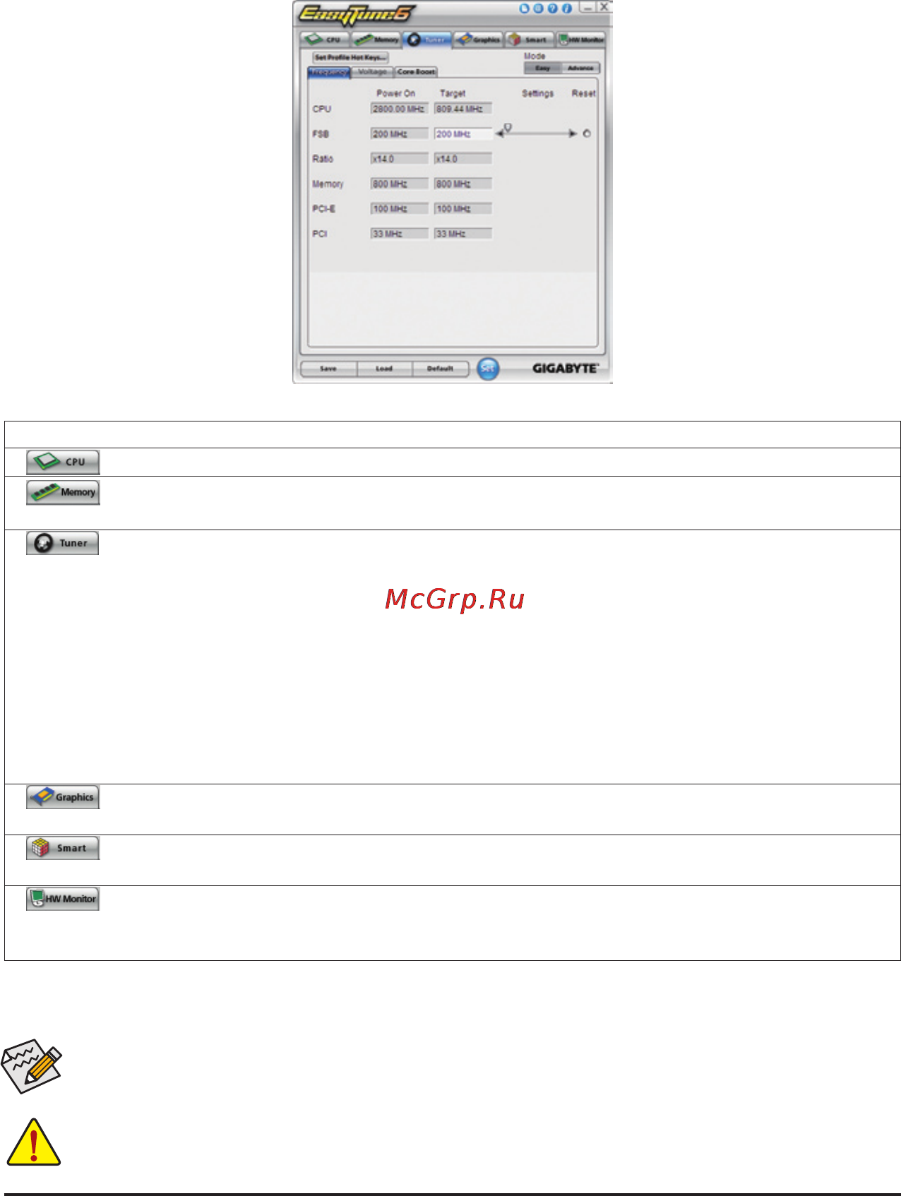 Gigabyte GA-MA74GM-S2 (rev.4.1) [66/100] 3 easytune 6