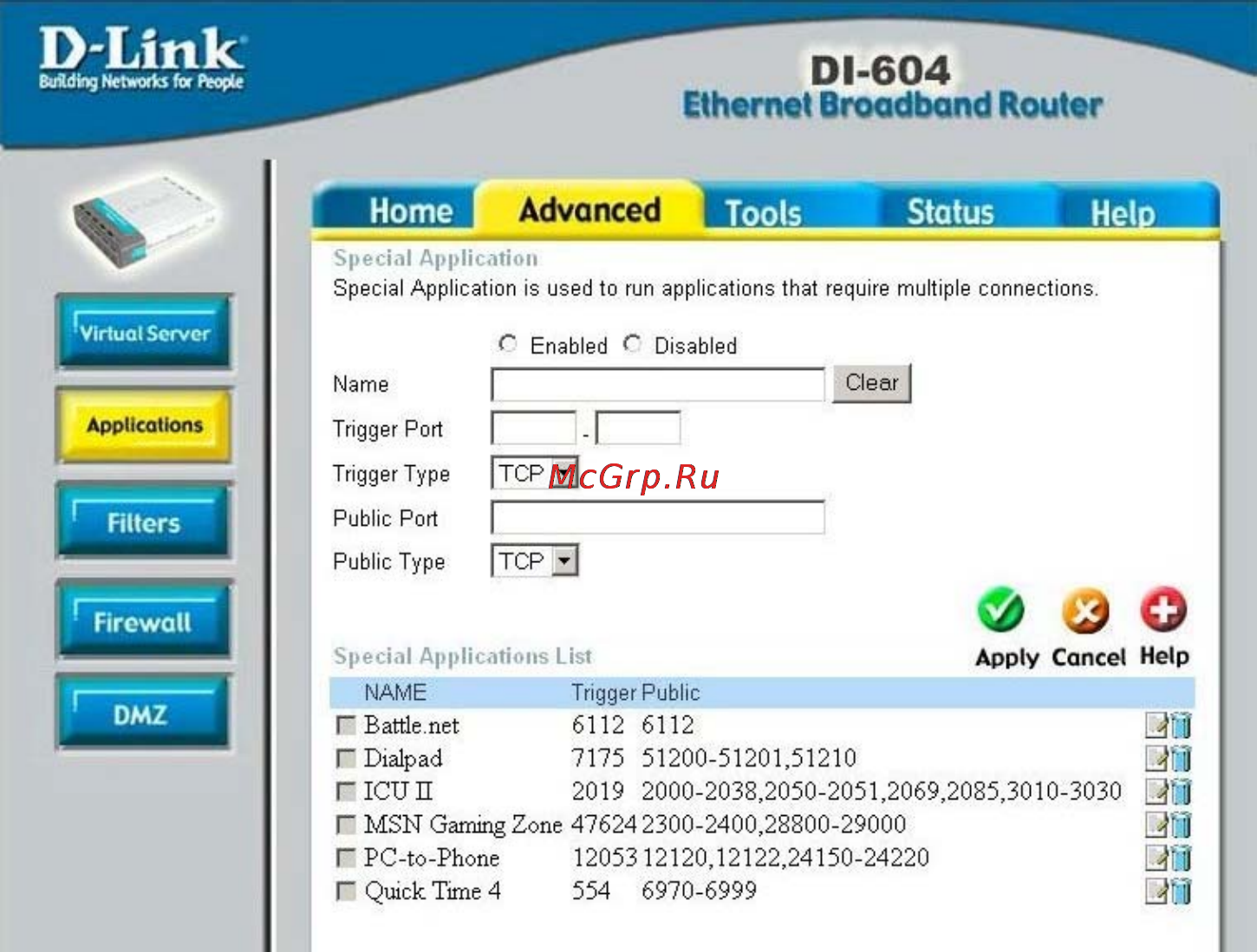 D-Link DI-604 [23/79] Applications