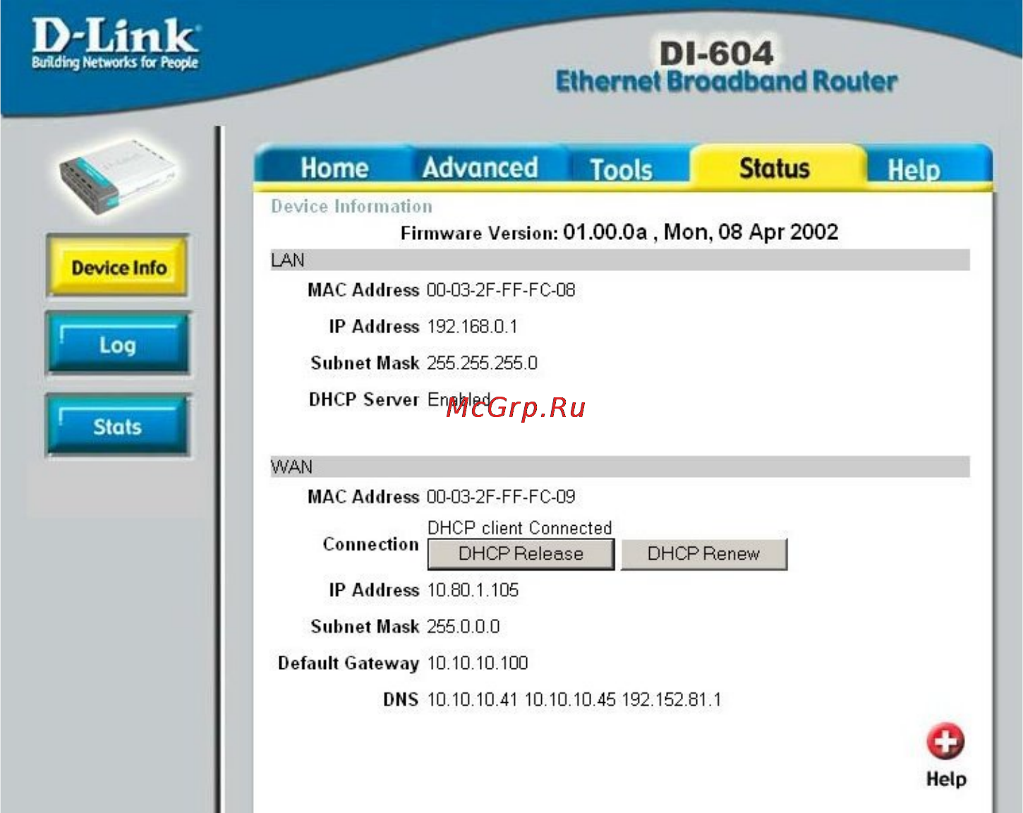 D-Link DI-604 [36/79] Vpn pass through