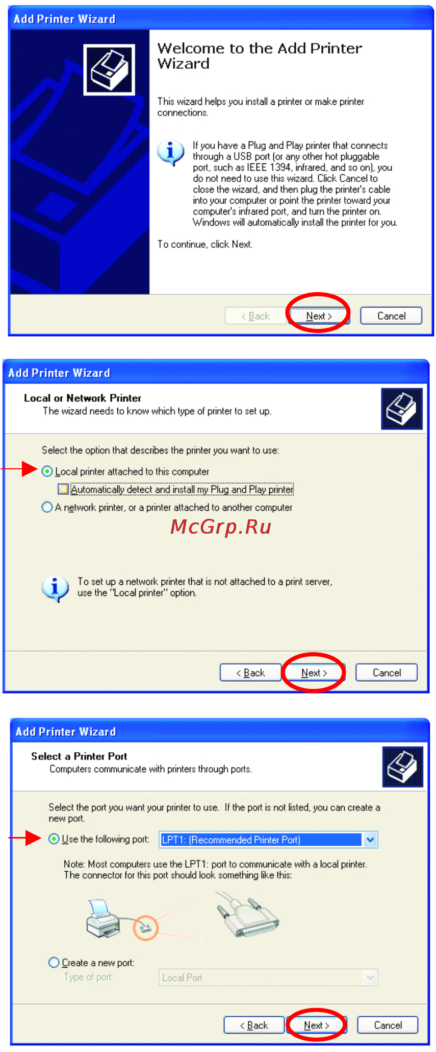 D-Link DI-604 [61/79] Networking basics adding a local printer