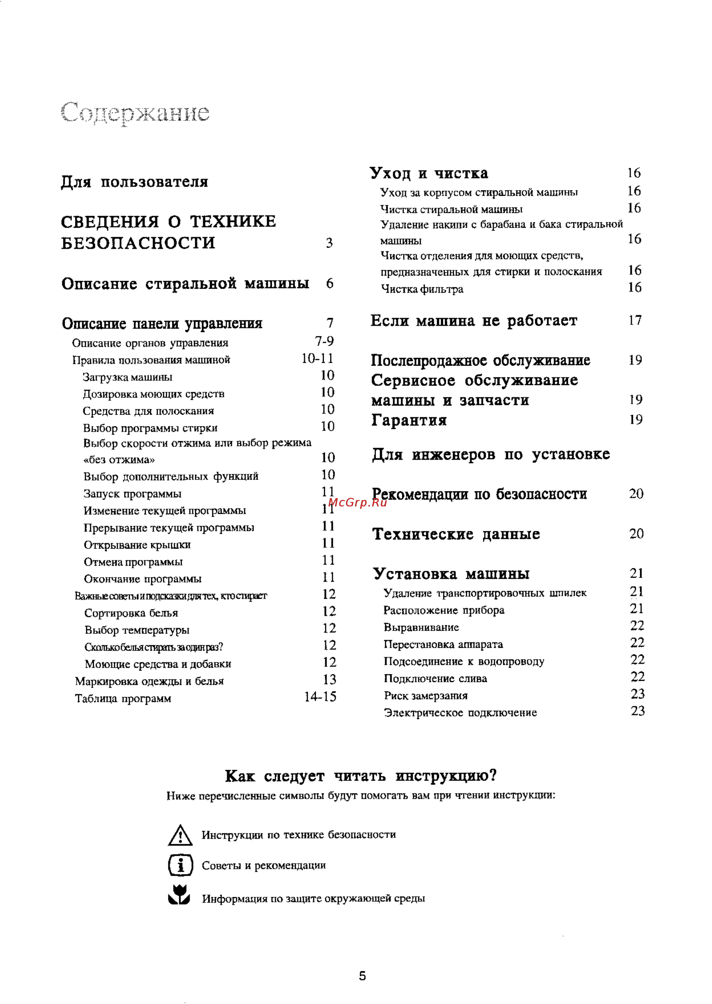 Electrolux EW 1022 T [5/23] Описание павели управления