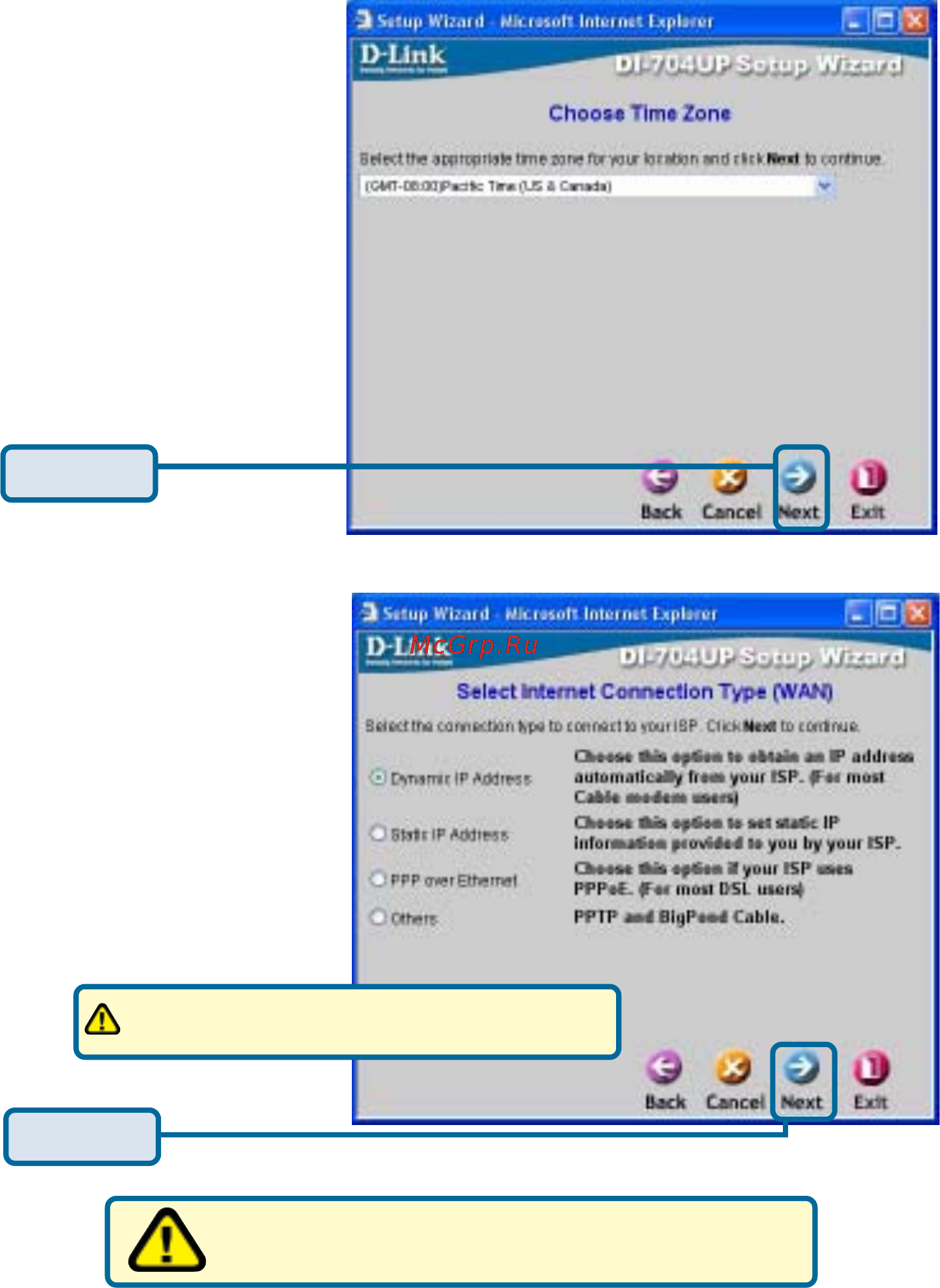 D-Link DI-704UP [14/108] Using the setup wizard continued