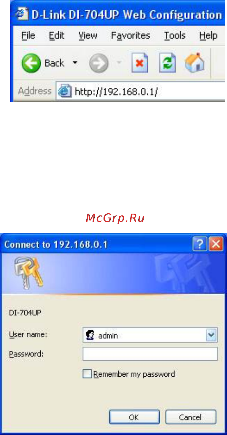 D-Link DI-704UP [17/108] Using the configuration menu