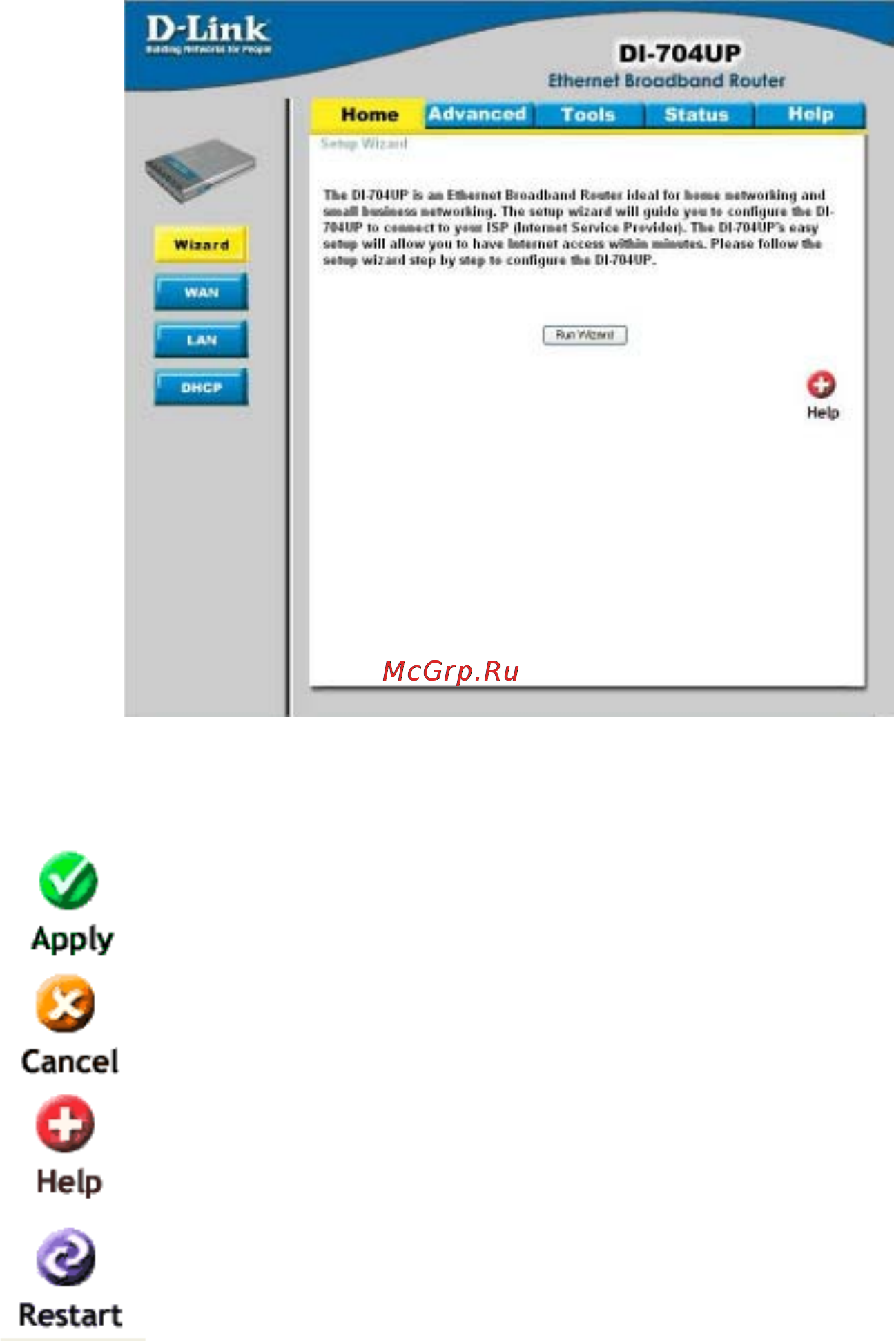 D-Link DI-704UP [18/108] Using the configuration menu continued
