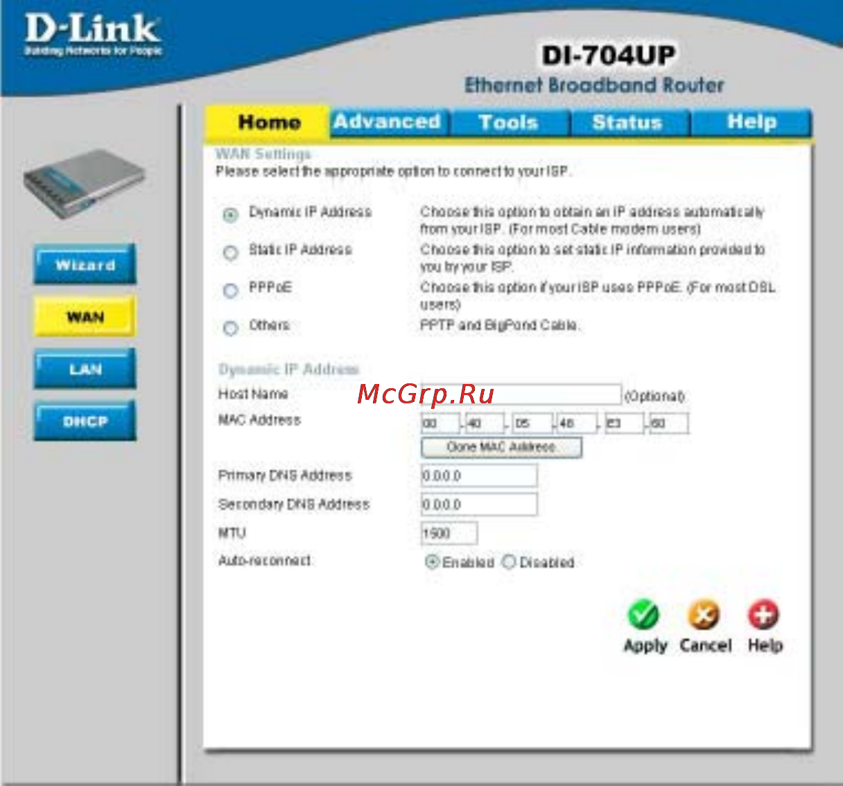 D-Link DI-704UP [19/108] Wan continued