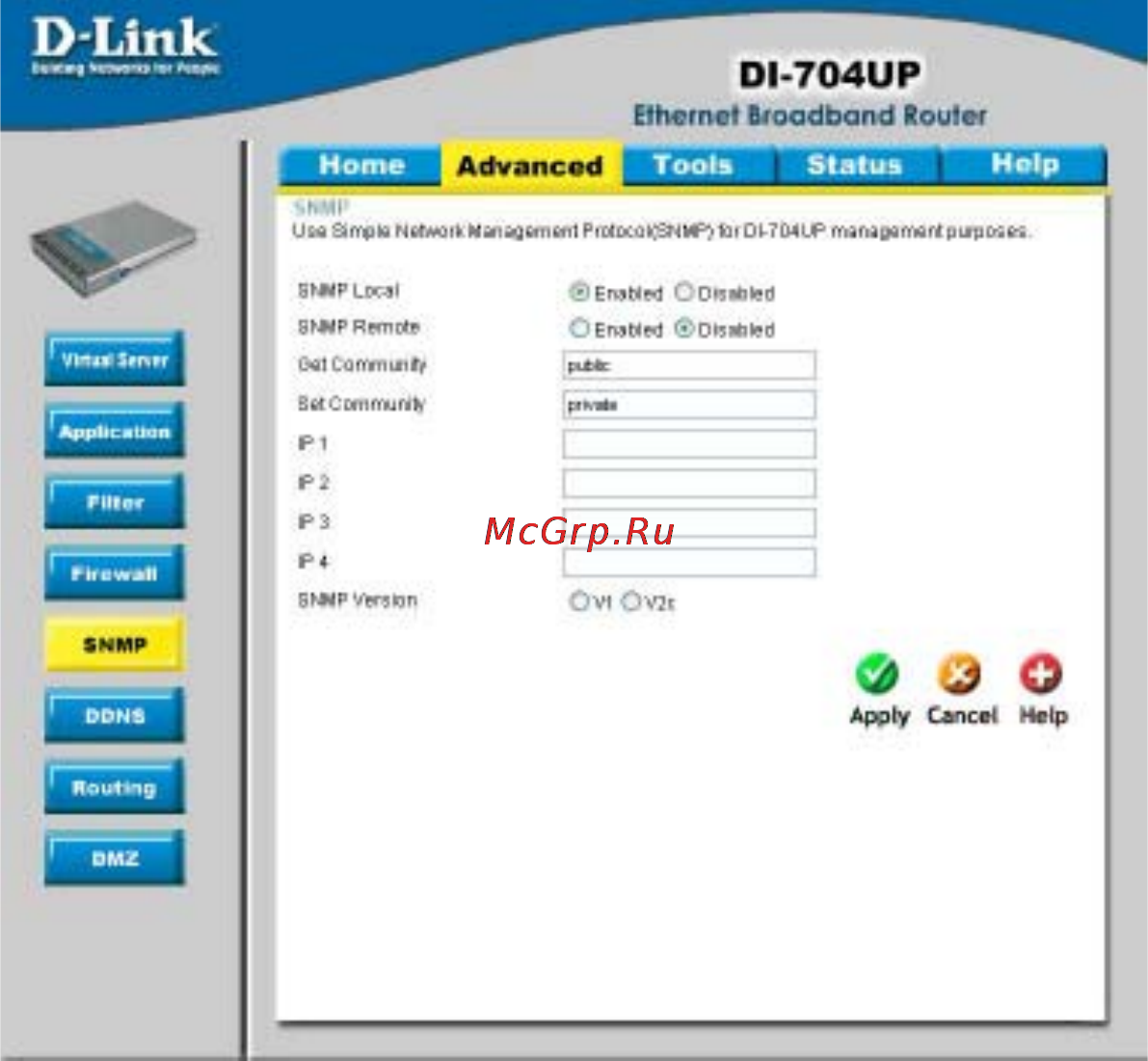D-Link DI-704UP [43/108] Using the configuration menu continued