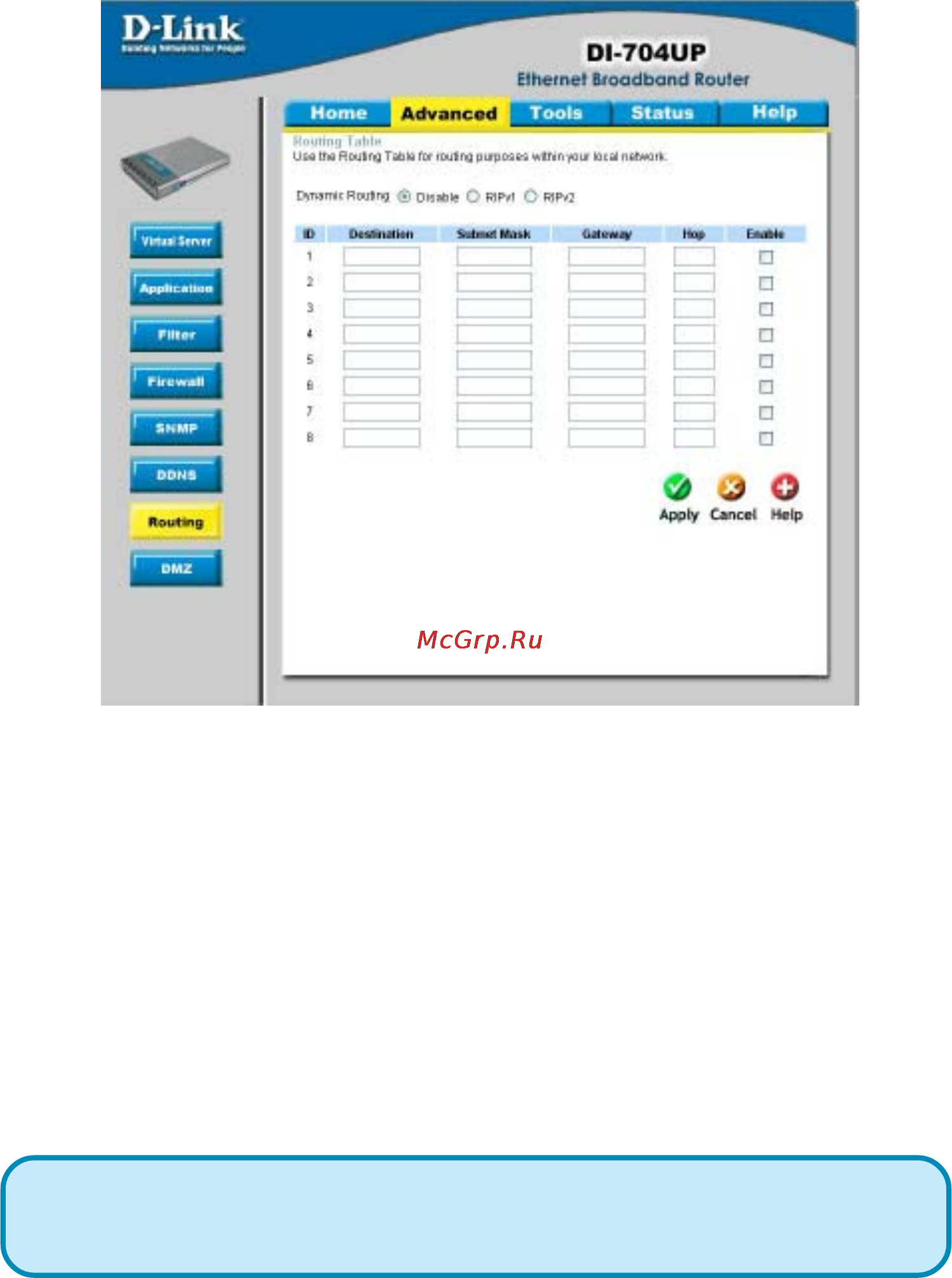 D-Link DI-704UP [45/108] Using the configuration menu continued