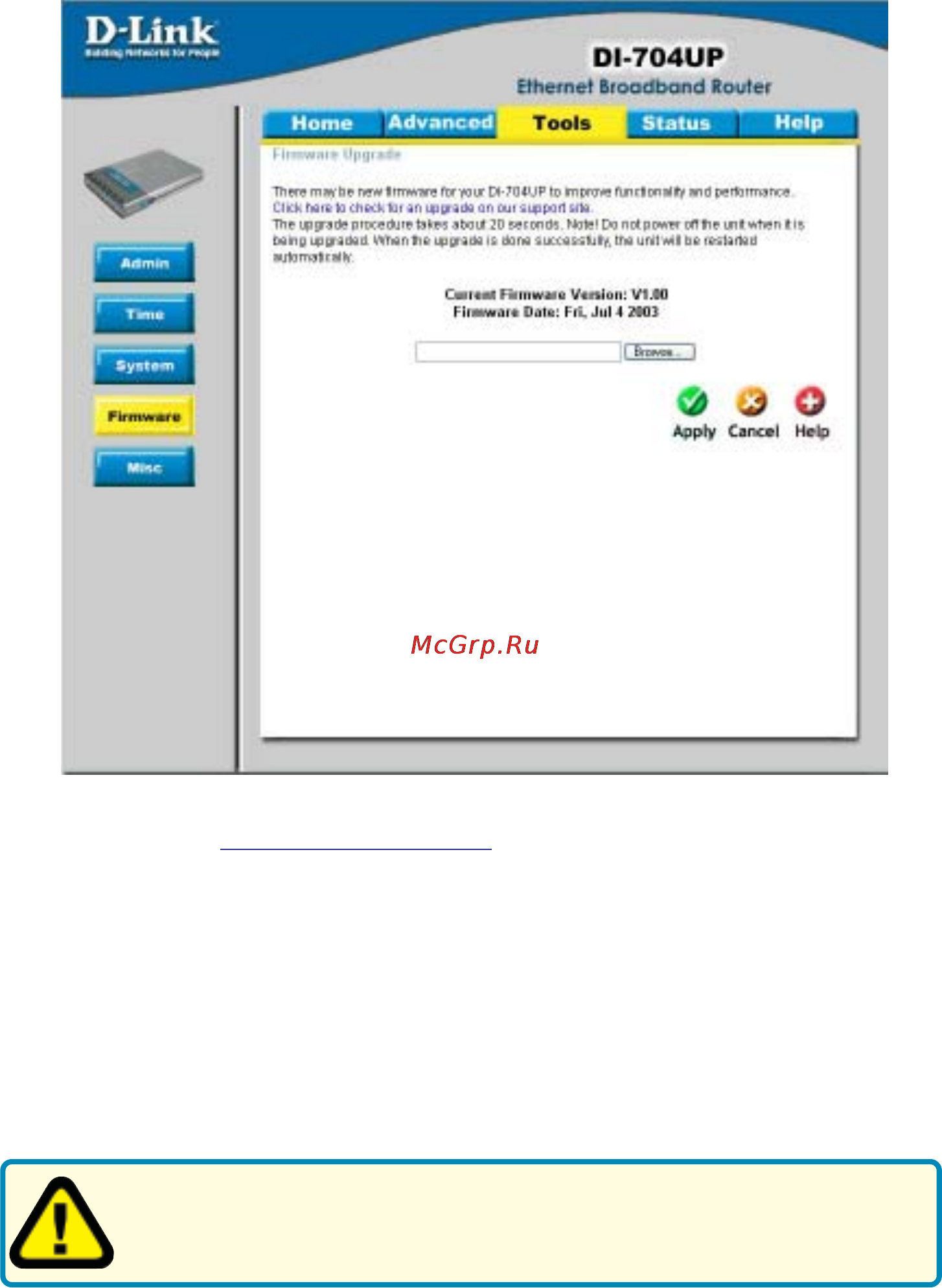 D-Link DI-704UP [50/108] Using the configuration menu continued