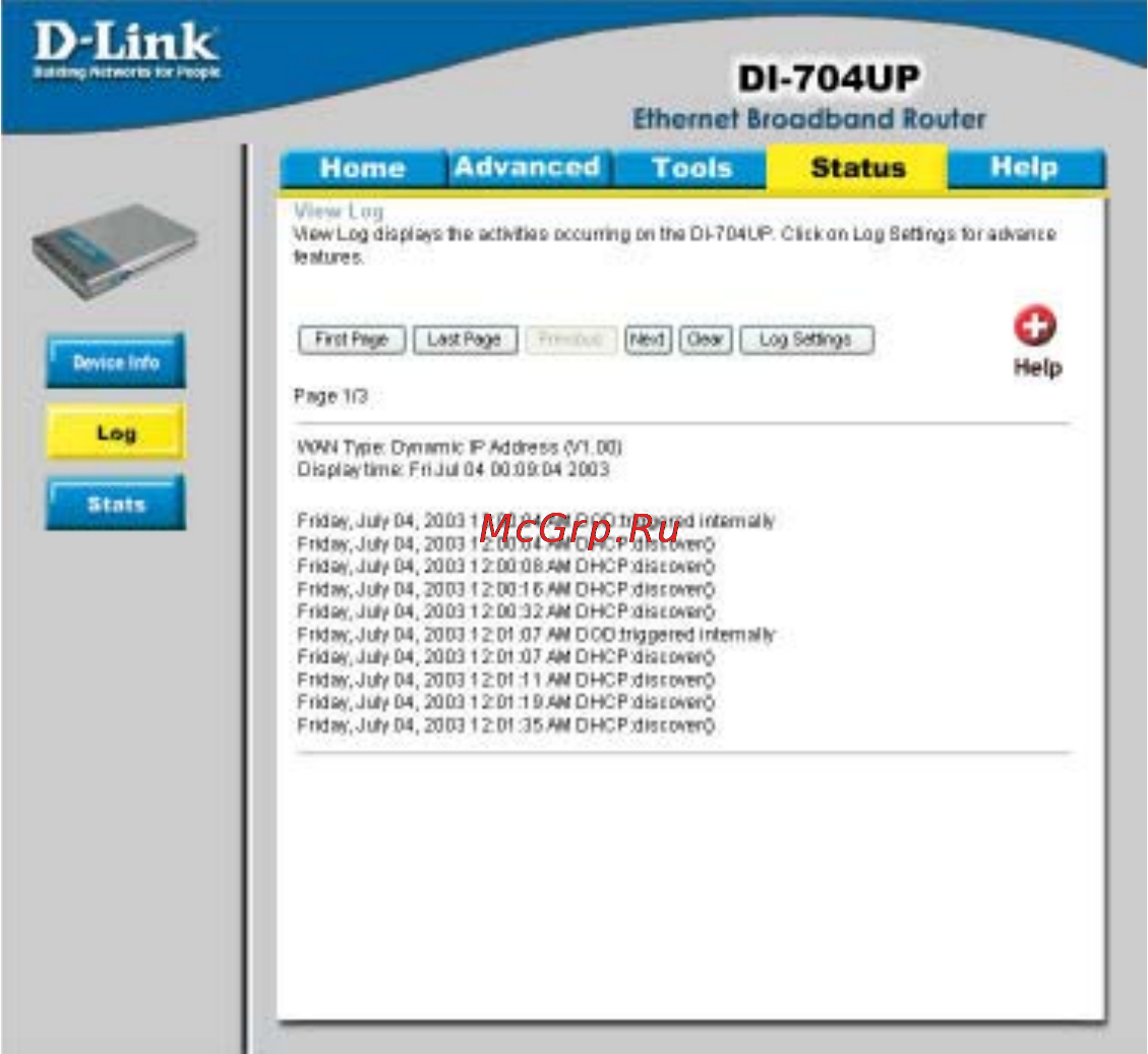 D-Link DI-704UP [55/108] Using the configuration menu continued